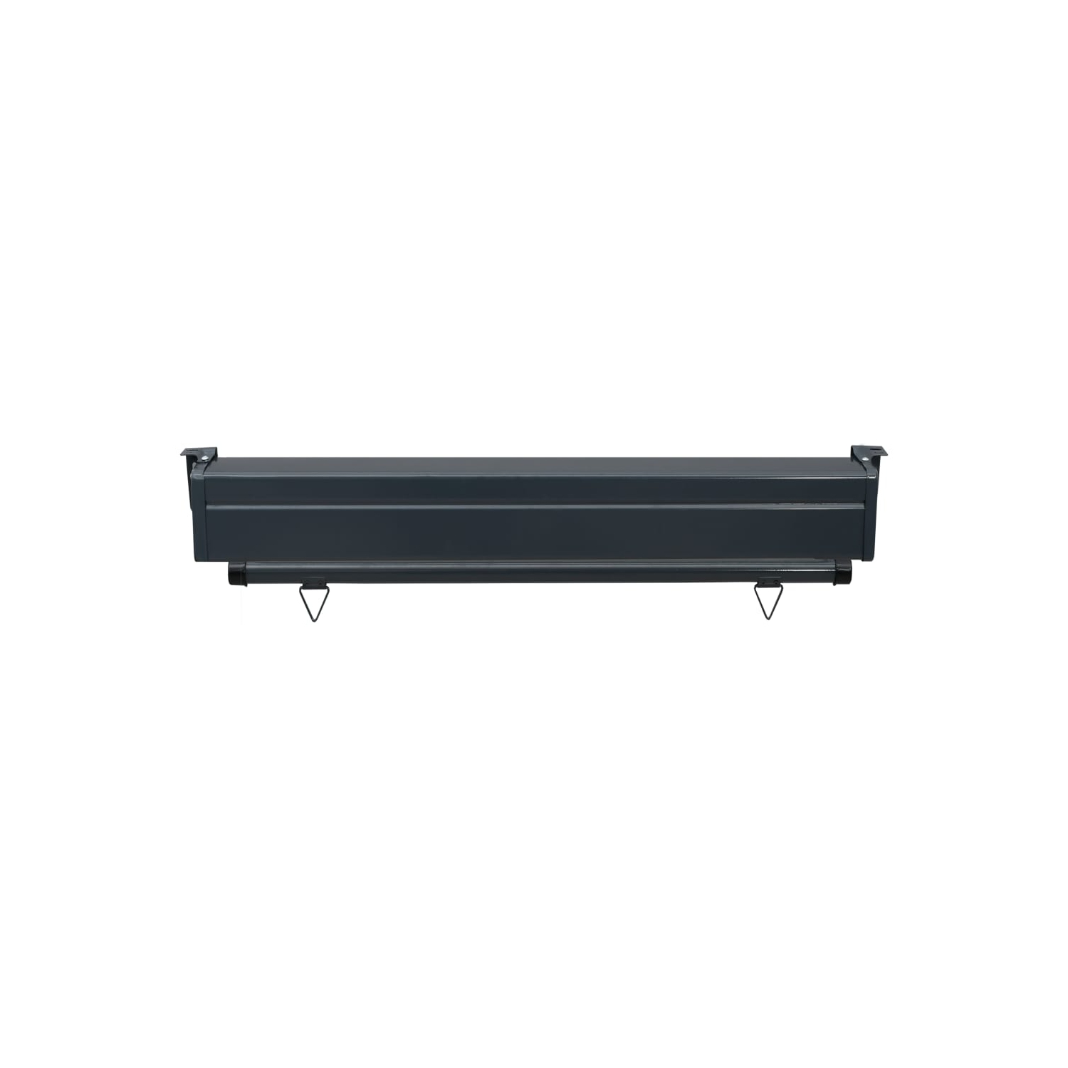 Auvent latéral pour balcon vidaXL 105 po 250 cm gris