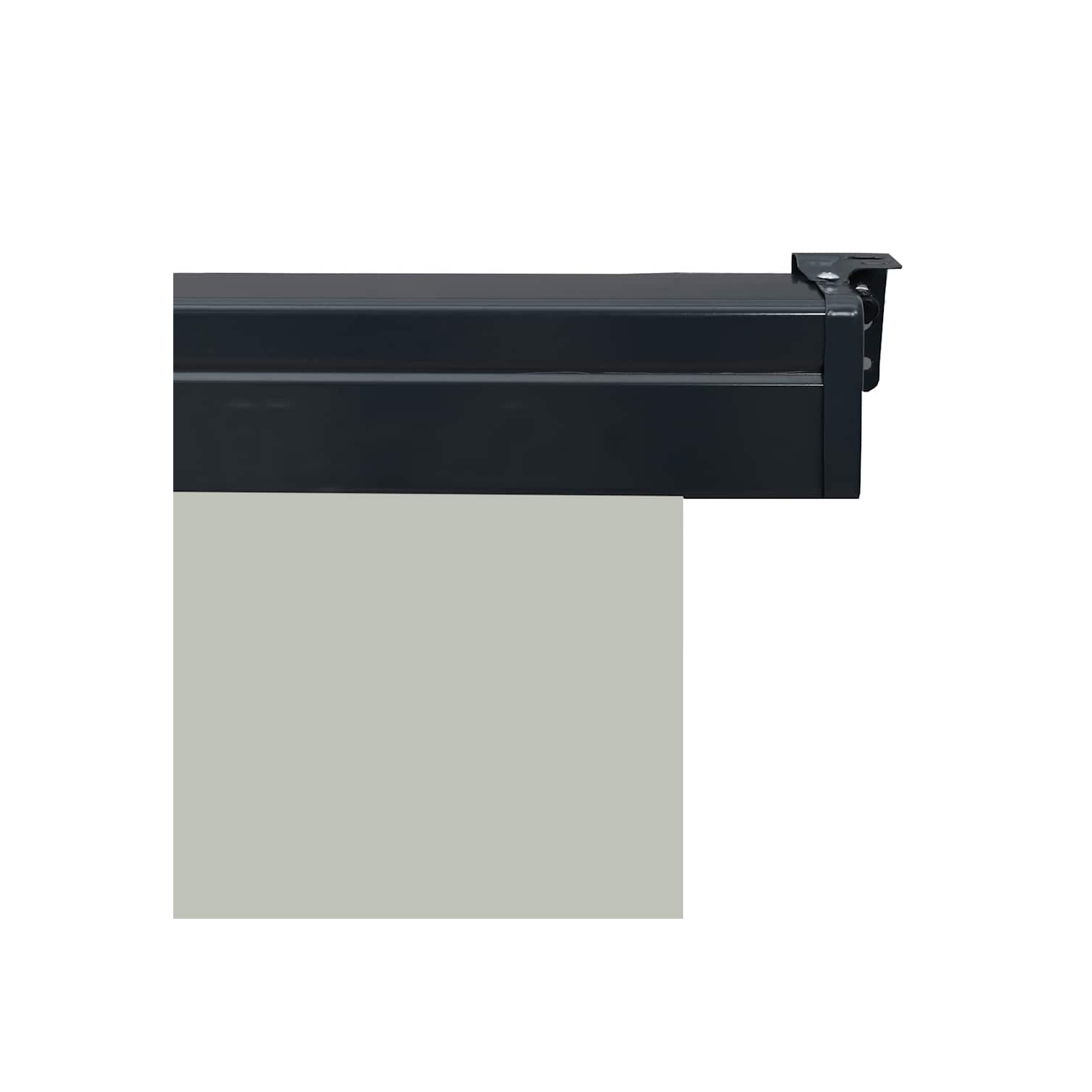 Auvent latéral pour balcon vidaXL 105 po 250 cm gris