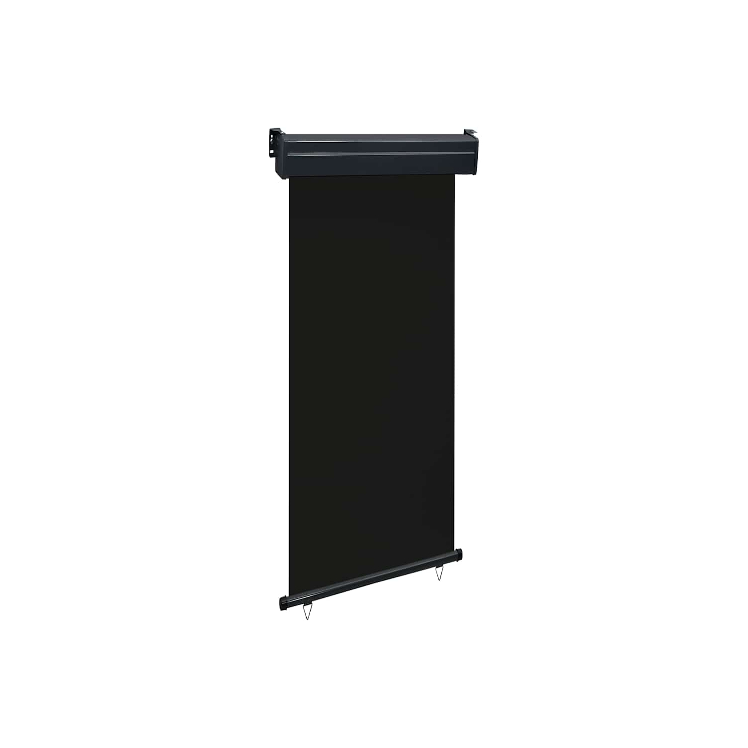 vidaXL Balcony Side Awning 105x250 cm Black