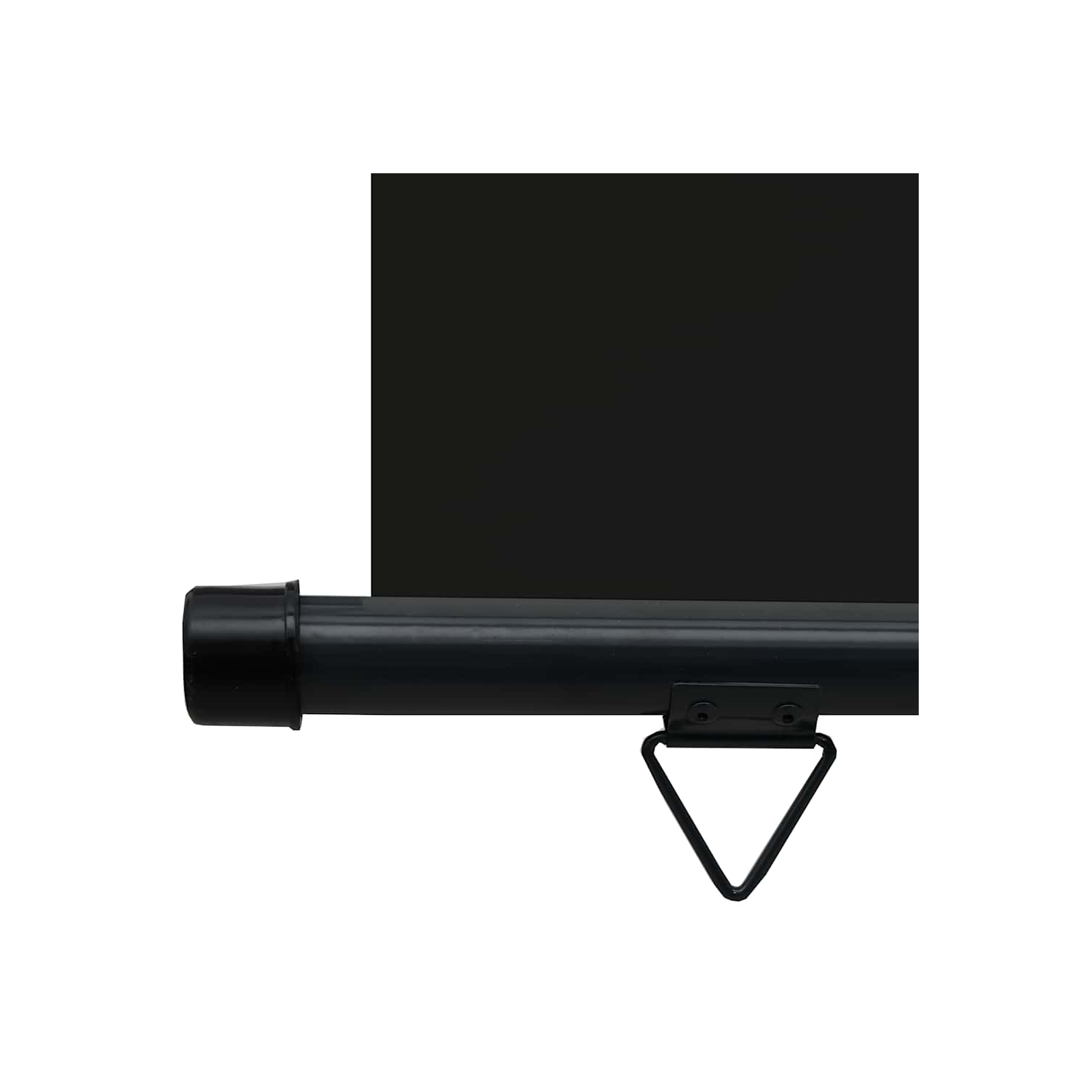 vidaXL Balcony Side Awning 105x250 cm Black