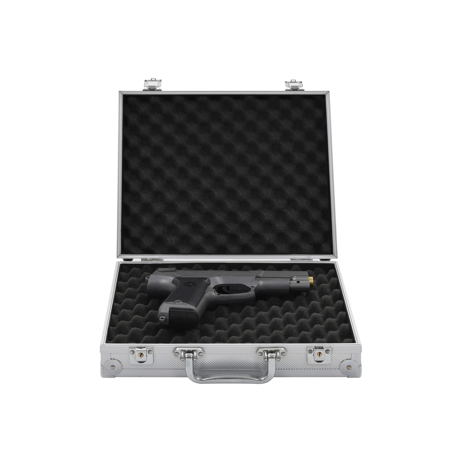 vidaXL Gun Case Aluminium ABS Silver