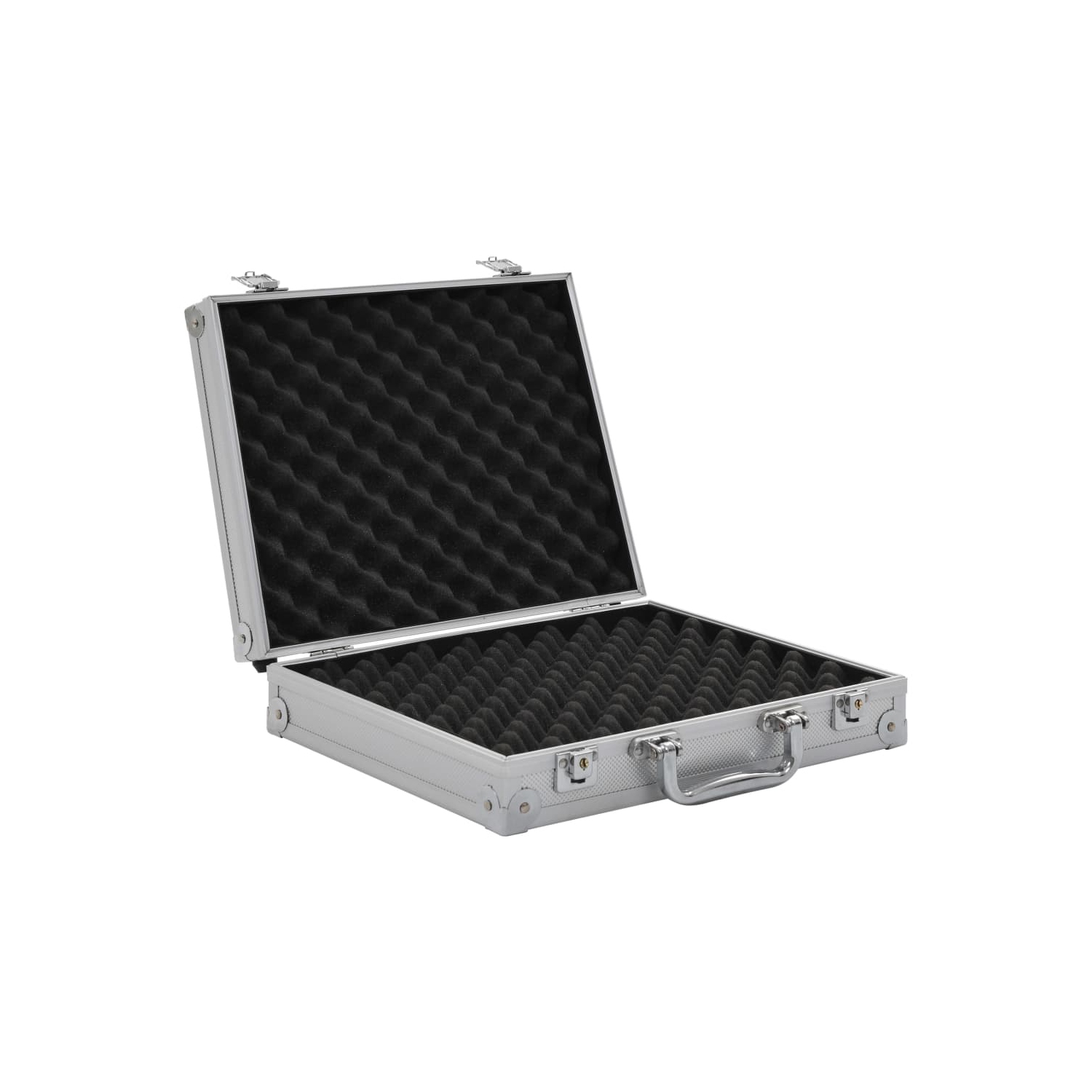 vidaXL Gun Case Aluminium ABS Silver
