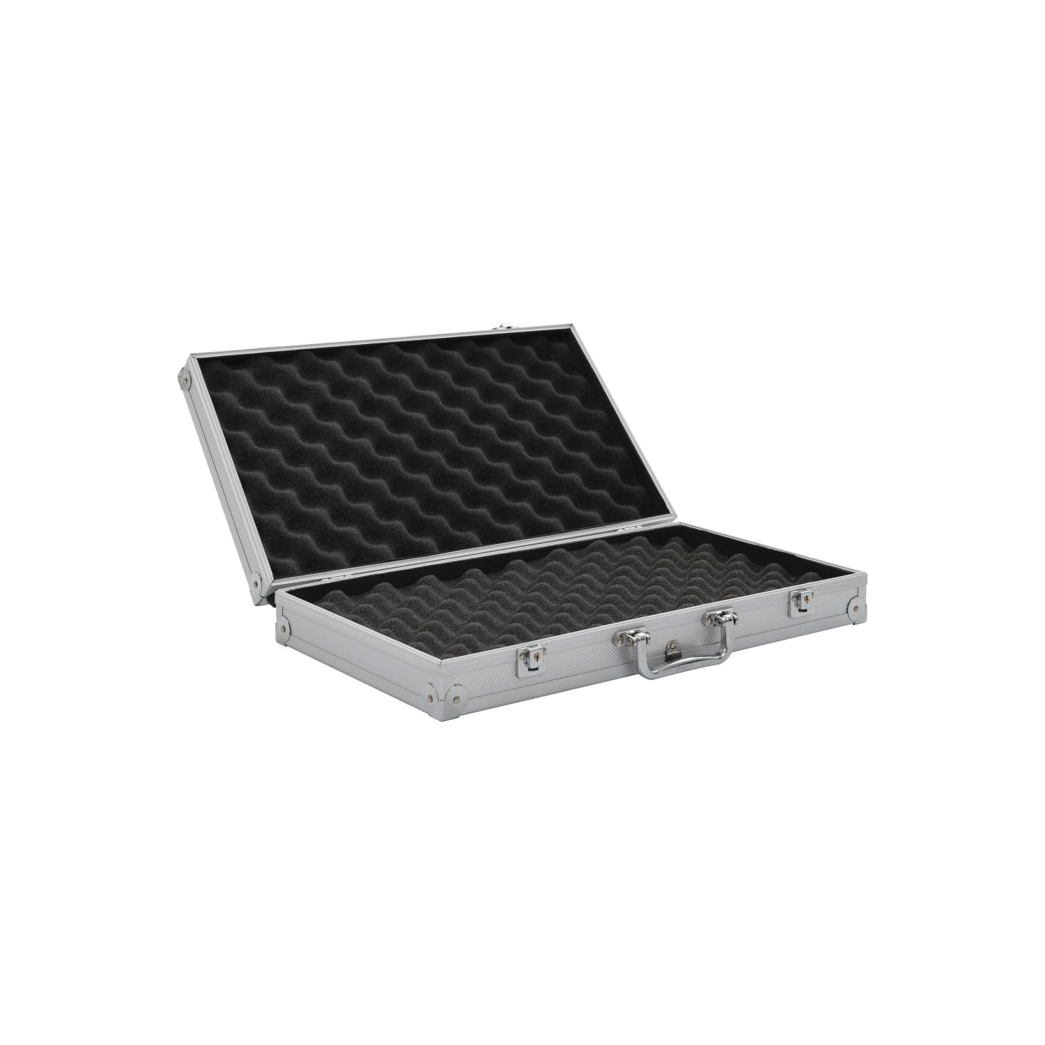 vidaXL Gun Case Aluminium ABS Silver