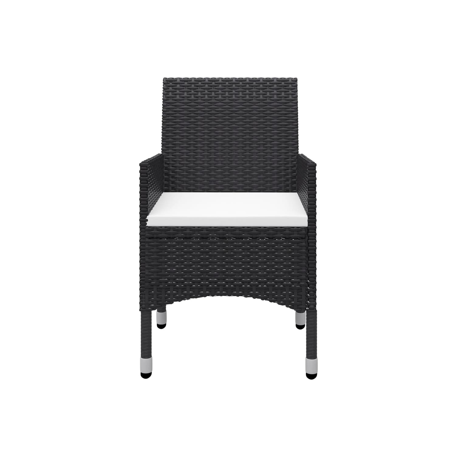 Ensemble de salle à manger 9 pièces vidaXL, noir