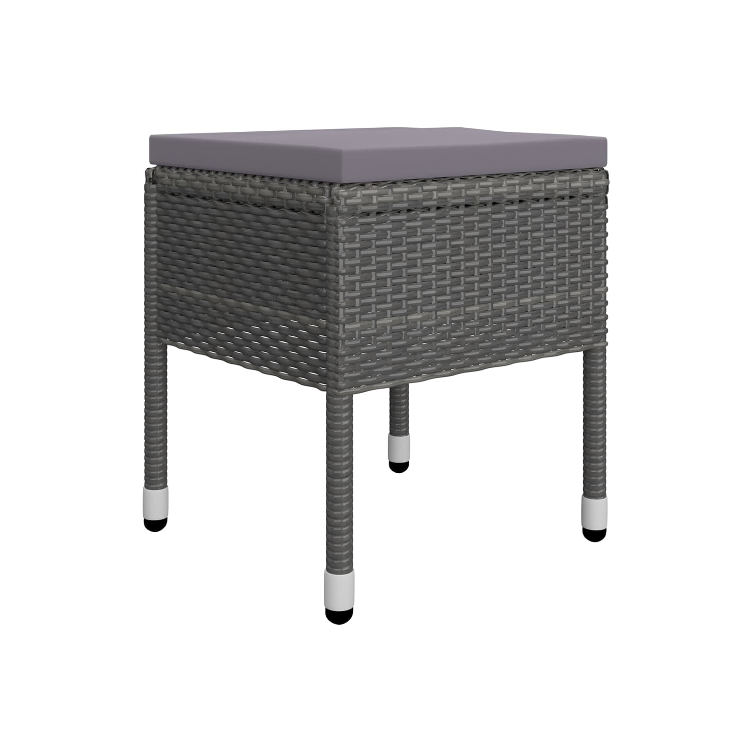 Ensemble de salle à manger de jardin 9 pièces vidaXL, gris