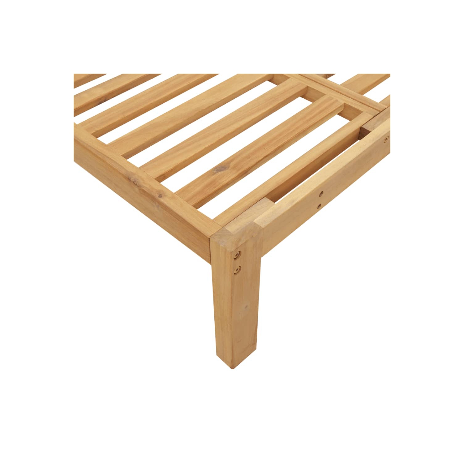 Ensemble de 5 pièces avec canapé-palette et coussins en bois massif d'acacia VidaXL