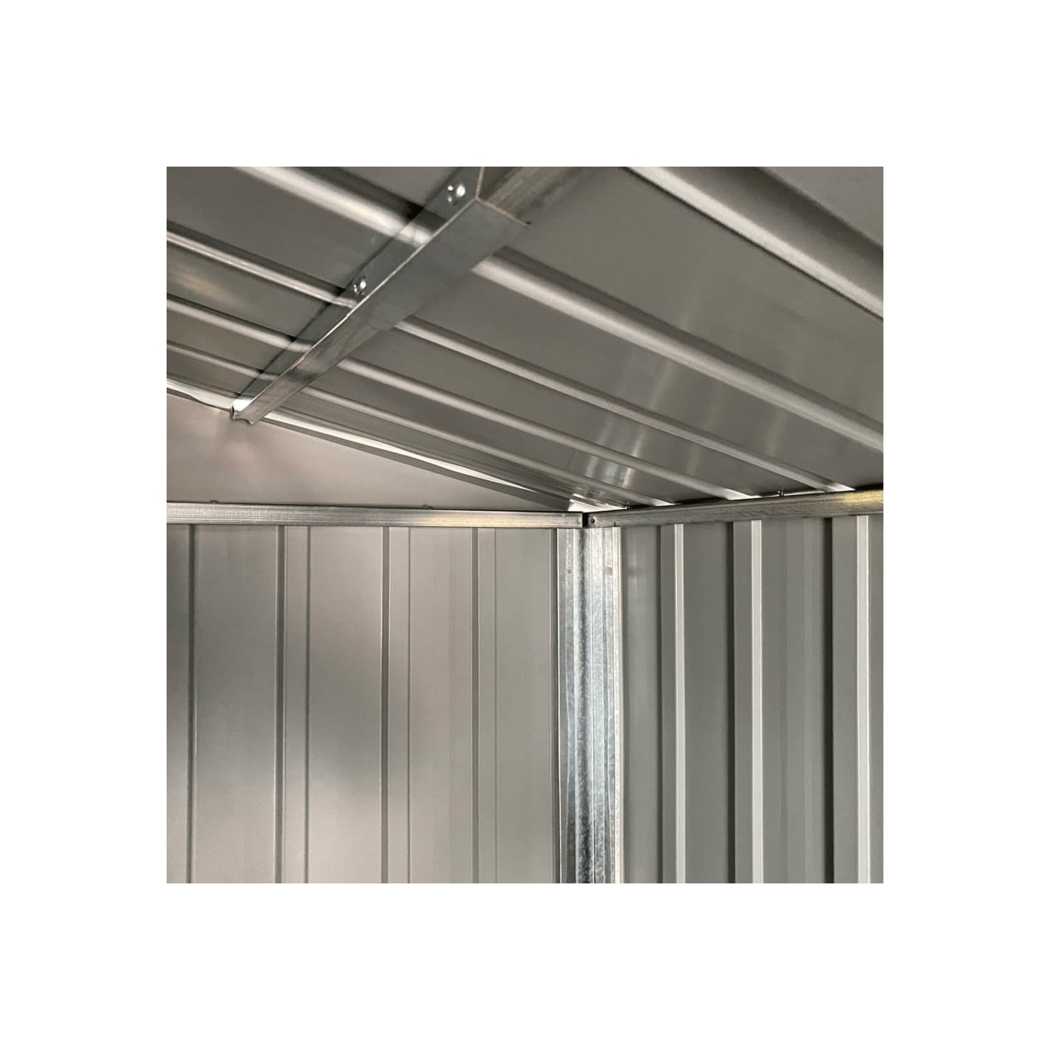 Remise de jardin vidaXL en acier galvanisé 191 x 470 x 198&nbsp;cm anthracite