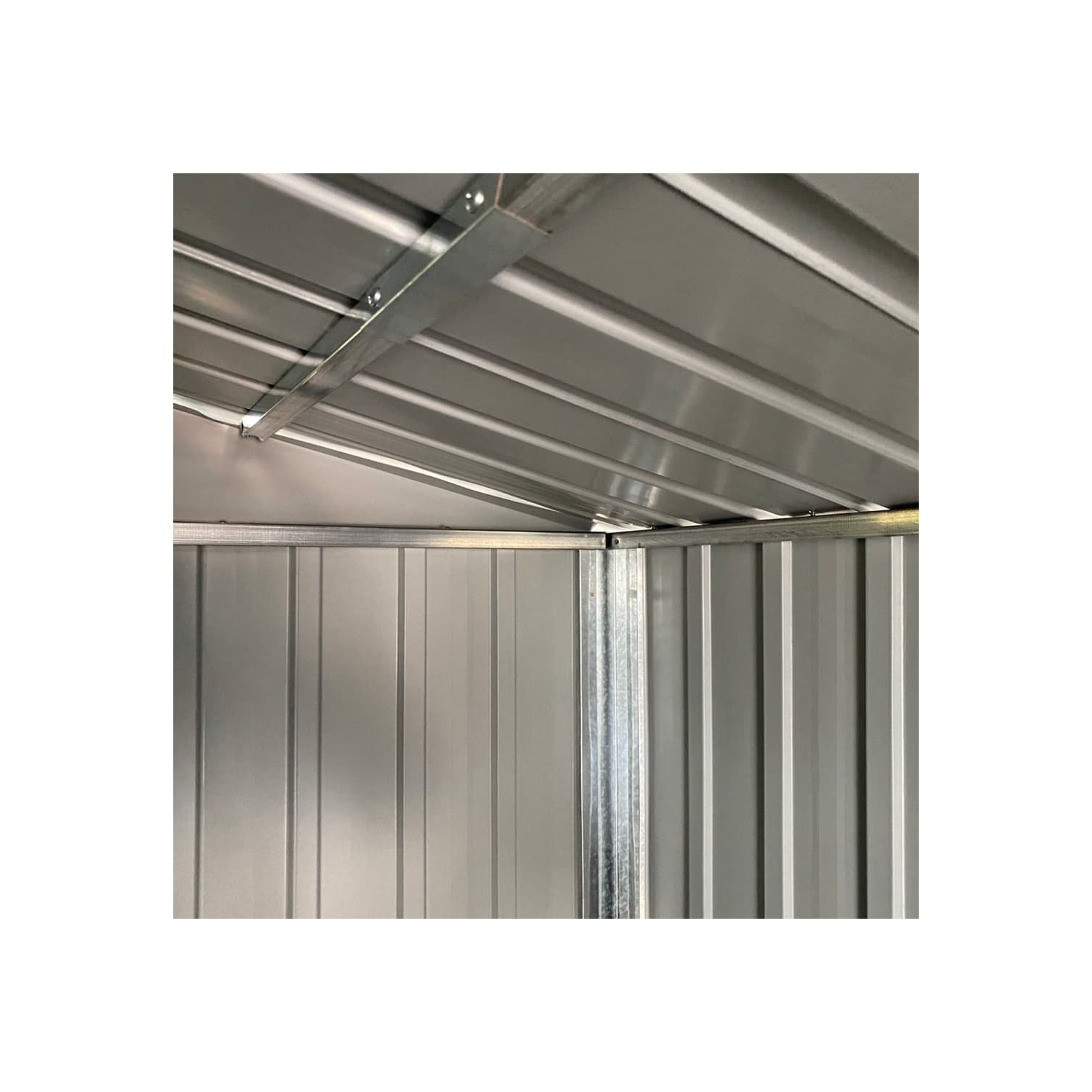 Remise de jardin vidaXL en acier galvanisé 191 x 385 x 198&nbsp;cm anthracite