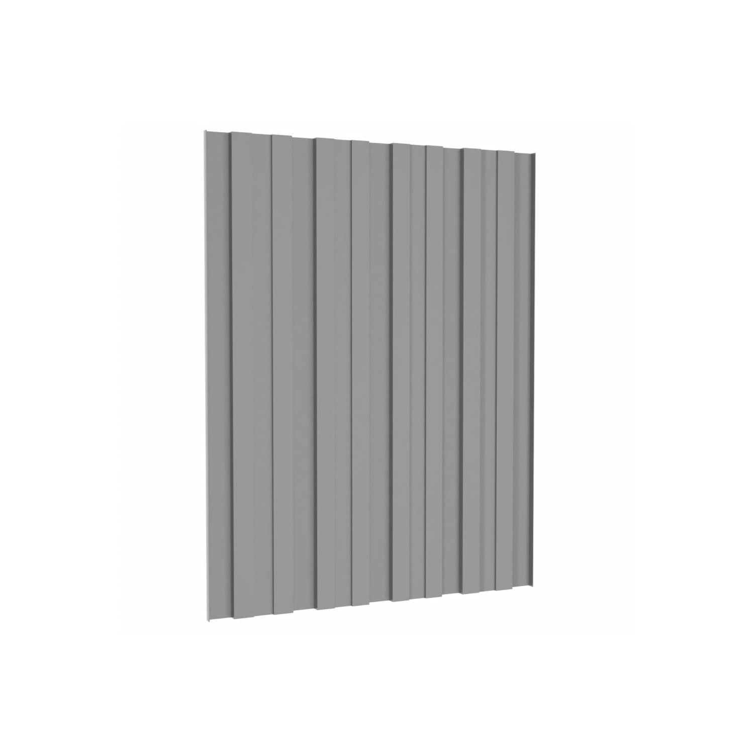 Panneaux de toit vidaXL 12 pièces Gris acier galvanisé 60 45 cm