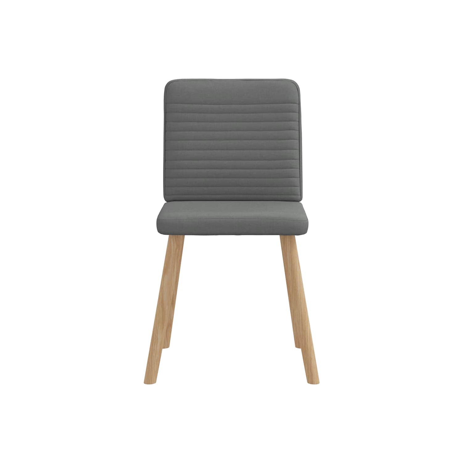 vidaXL Dining Chairs 6 pcs Dark Grey Fabric