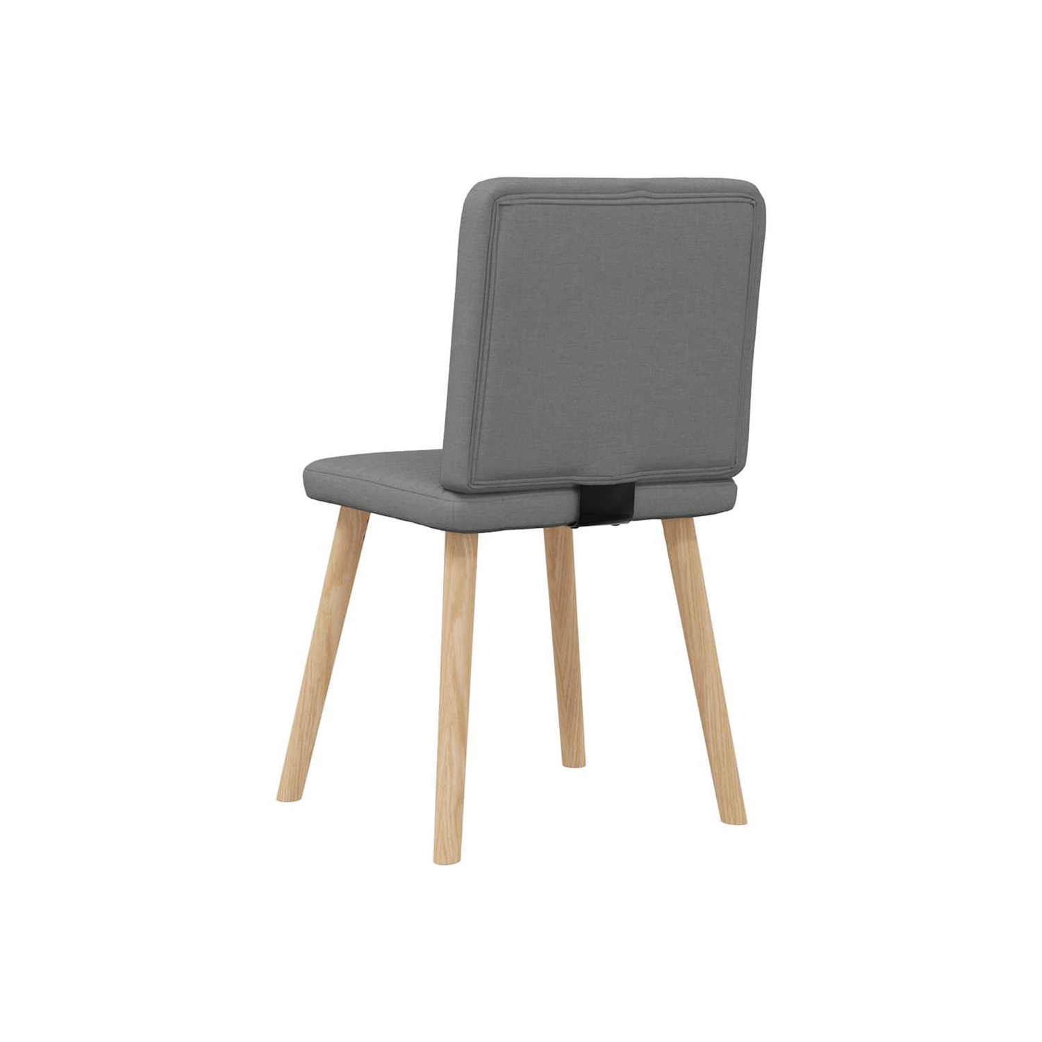 vidaXL Dining Chairs 6 pcs Dark Grey Fabric