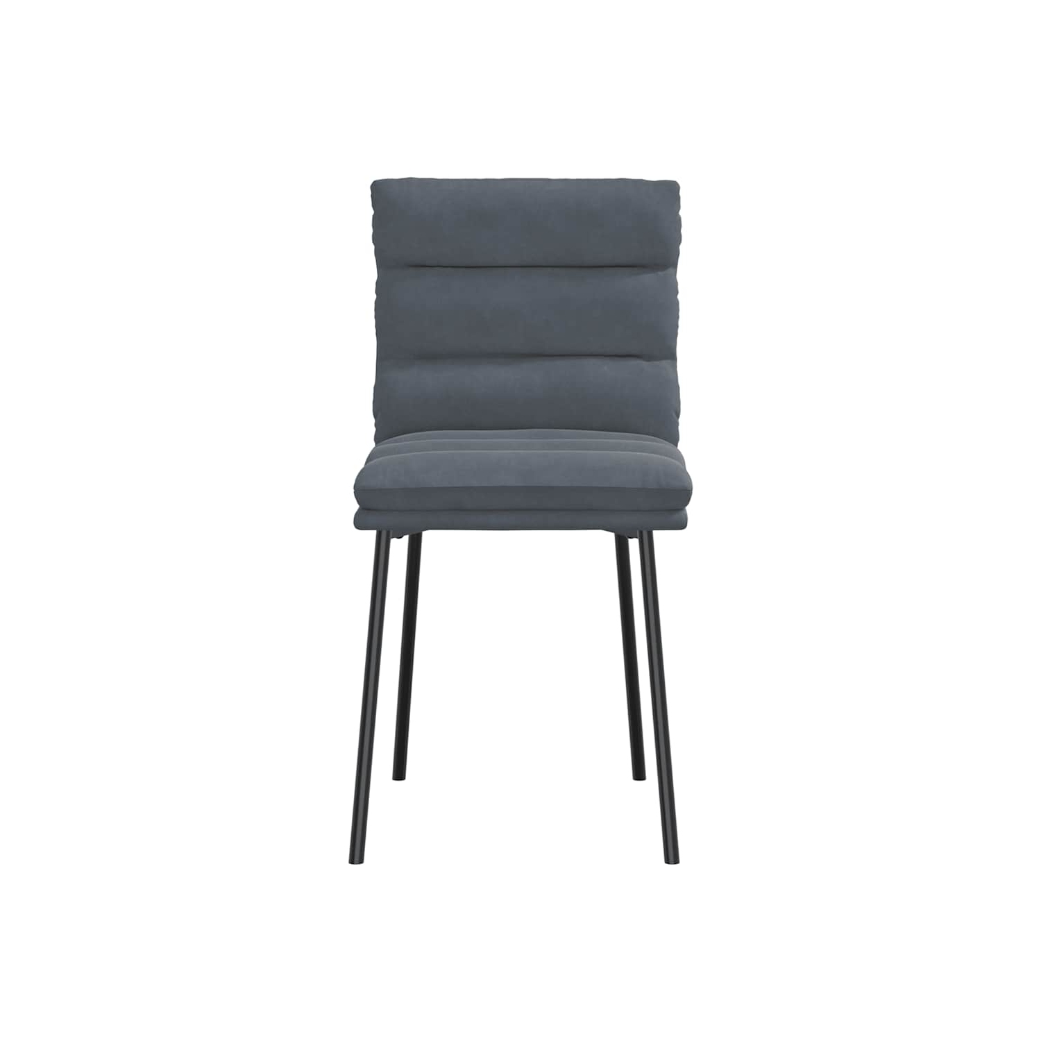 vidaXL Dining Chairs 2 pcs Dark Grey Velvet