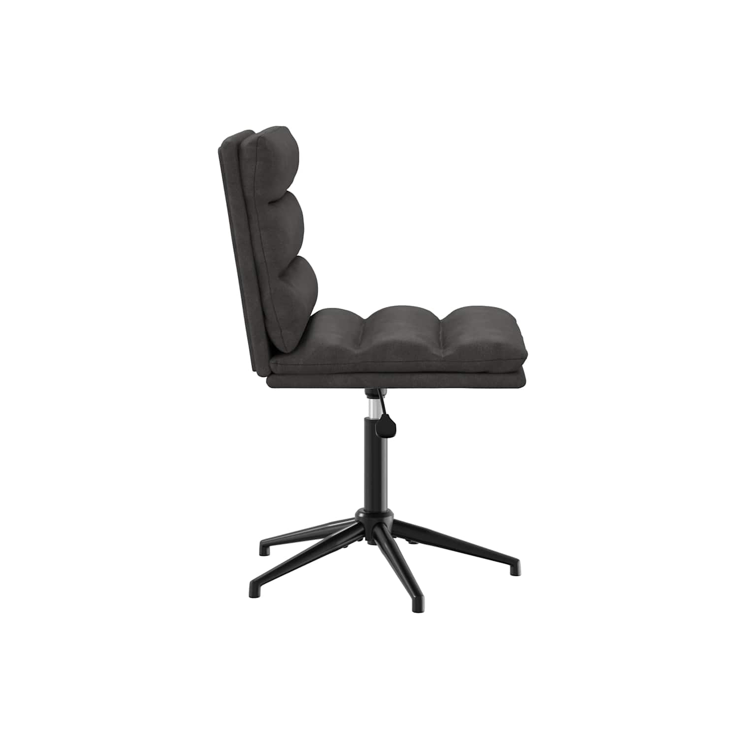 vidaXL Dining Chair Black Faux Leather
