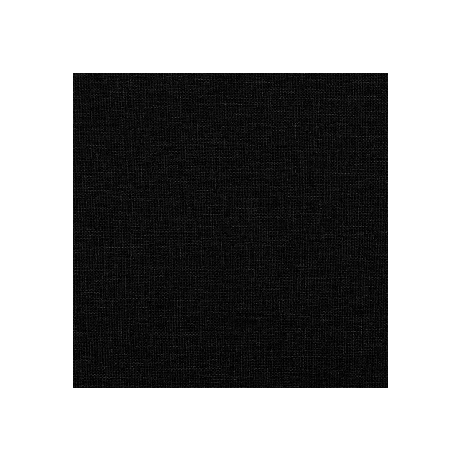 vidaXL Dining Chairs 2 pcs Black Fabric