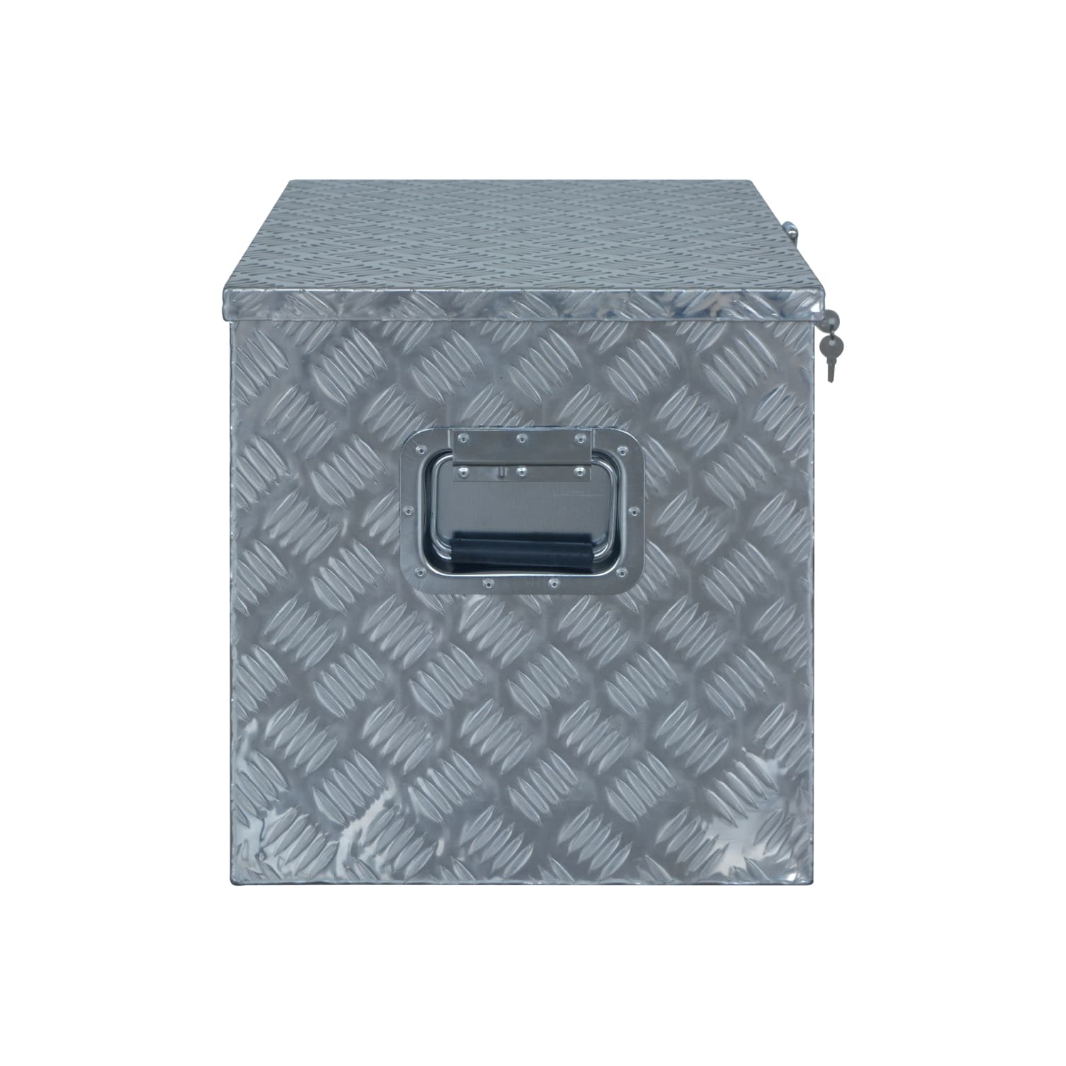 vidaXL Aluminium Box 610x430x455 mm Silver
