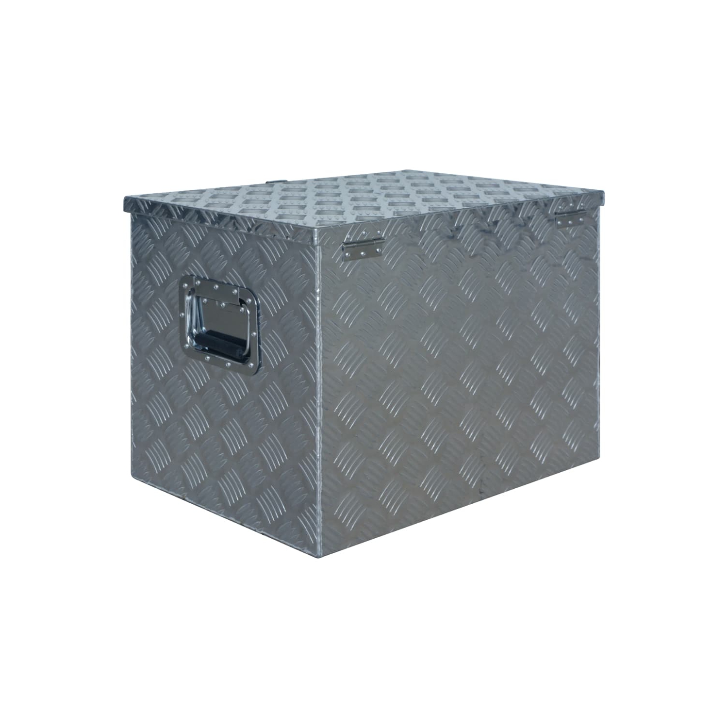 vidaXL Aluminium Box 610x430x455 mm Silver