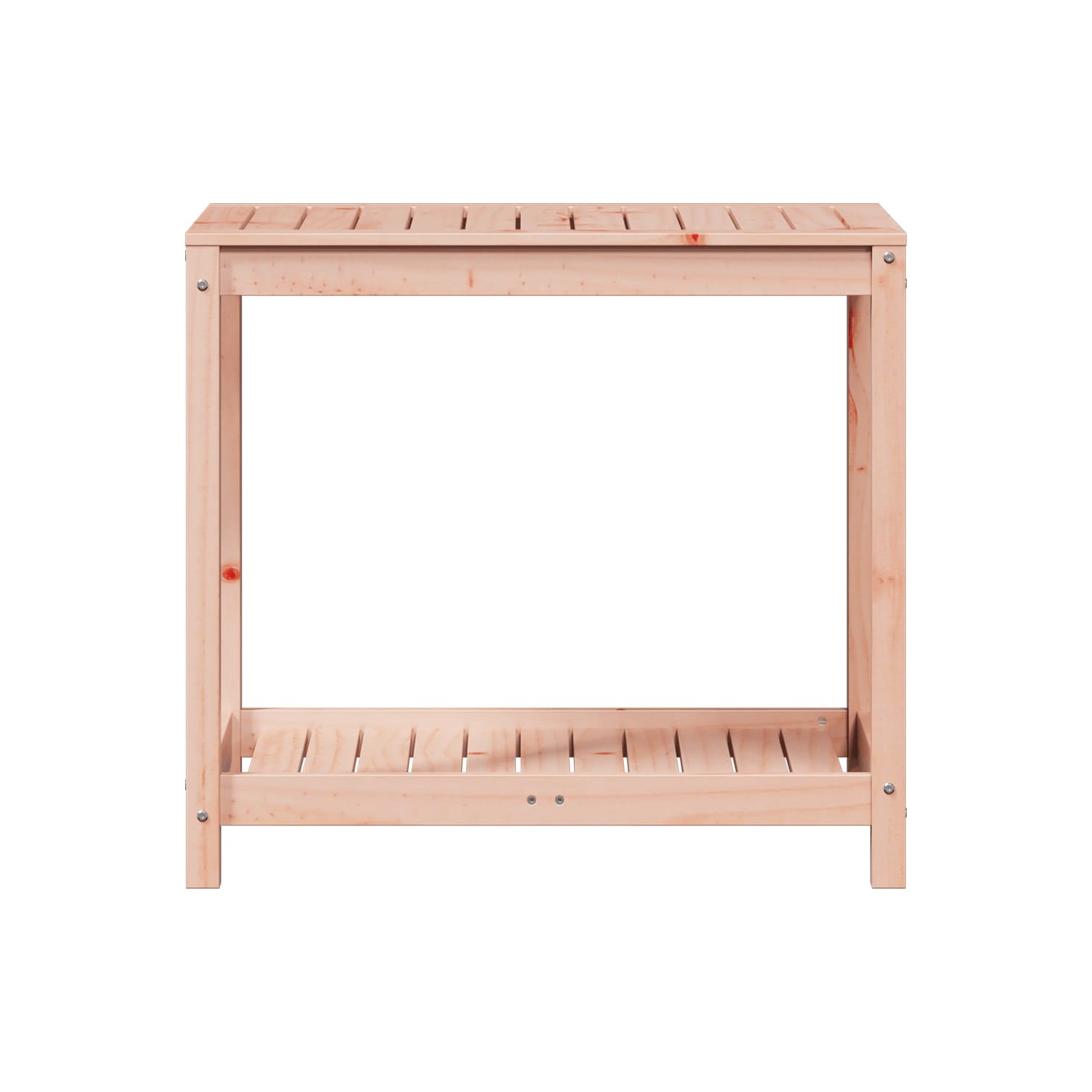 Table d'empotage vidaXL avec tablette 82.5 x 50 x 75 cm en bois massif Douglas