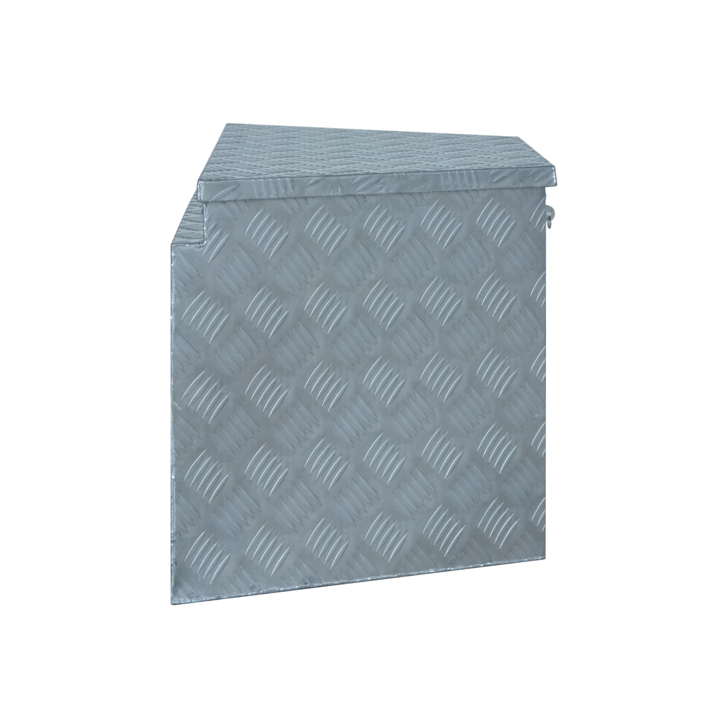 vidaXL Aluminium Box 737/381x410x460 mm Silver