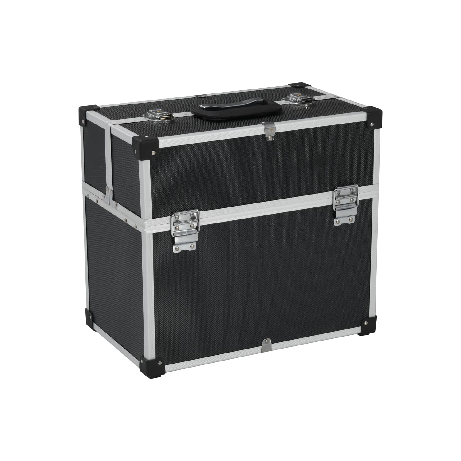 Étui à outils vidaXL 3834&nbsp;cm en aluminium noir