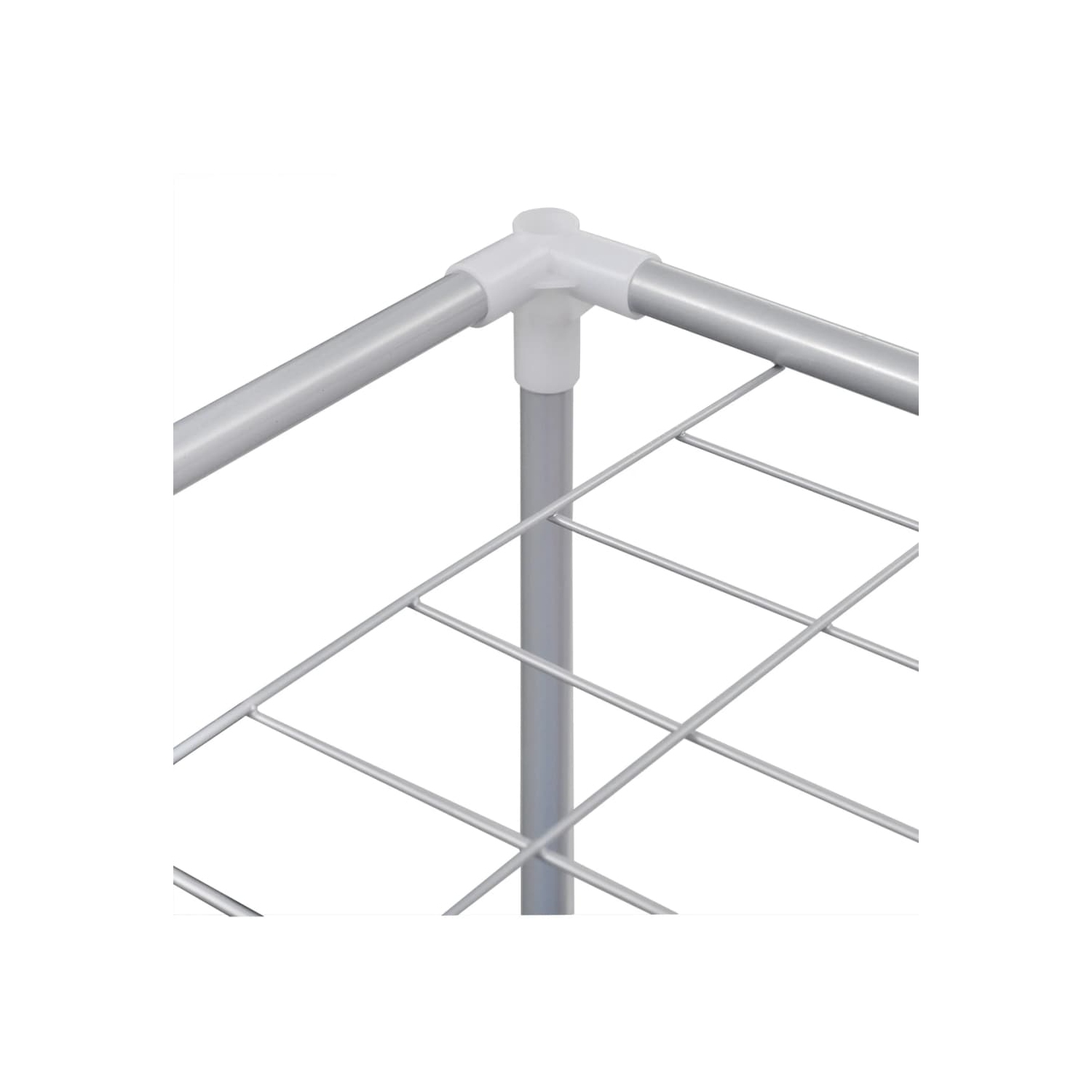 2-Section Laundry Sorter Hamper with a Top Shelf for Drying