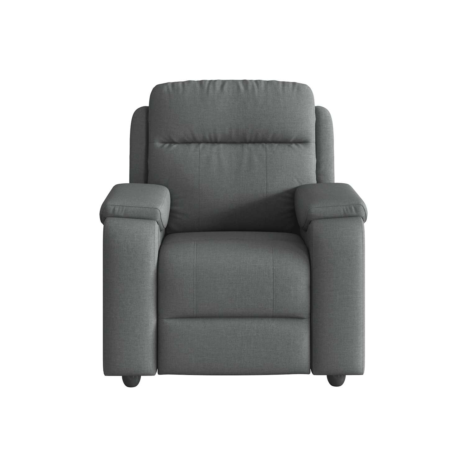 vidaXL Recliner Chair Dark Grey Fabric
