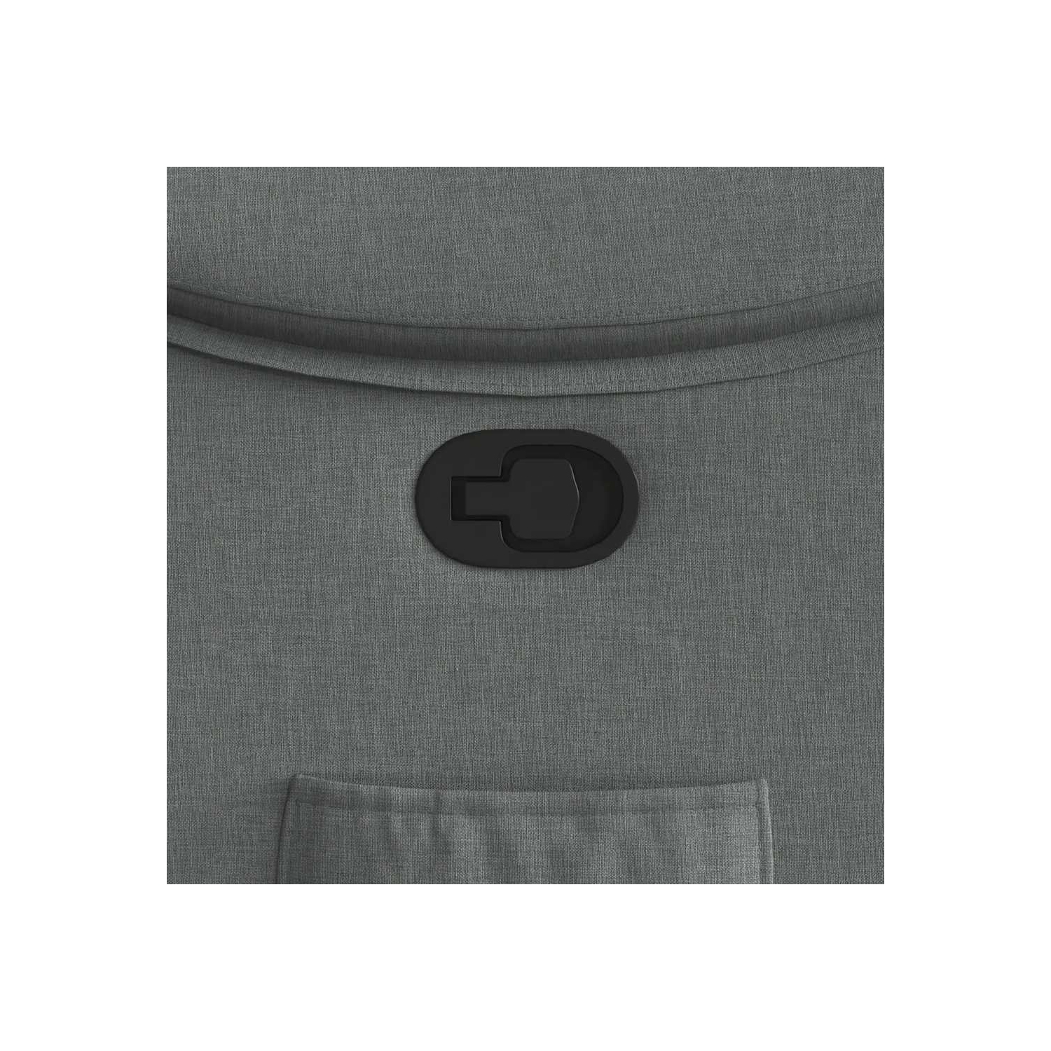 vidaXL Recliner Chair Dark Grey Fabric