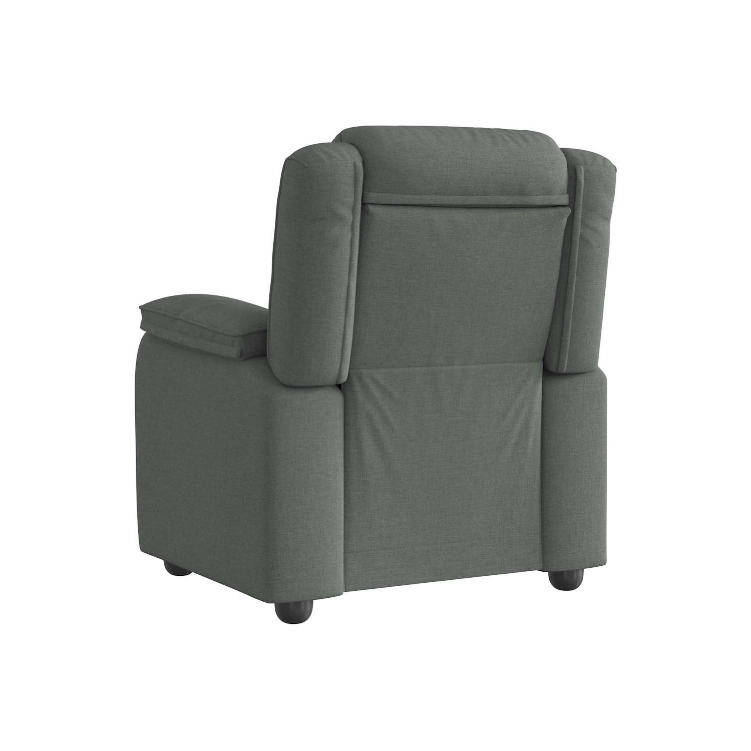vidaXL Recliner Chair Dark Grey Fabric