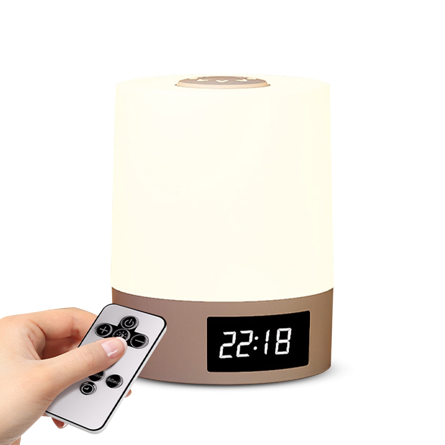 Télécommande Veilleuse Lampe de table rechargeable Lampe de chevet Toucher Alimentation bébé Protection des yeux Confinement Lampe de sommeil