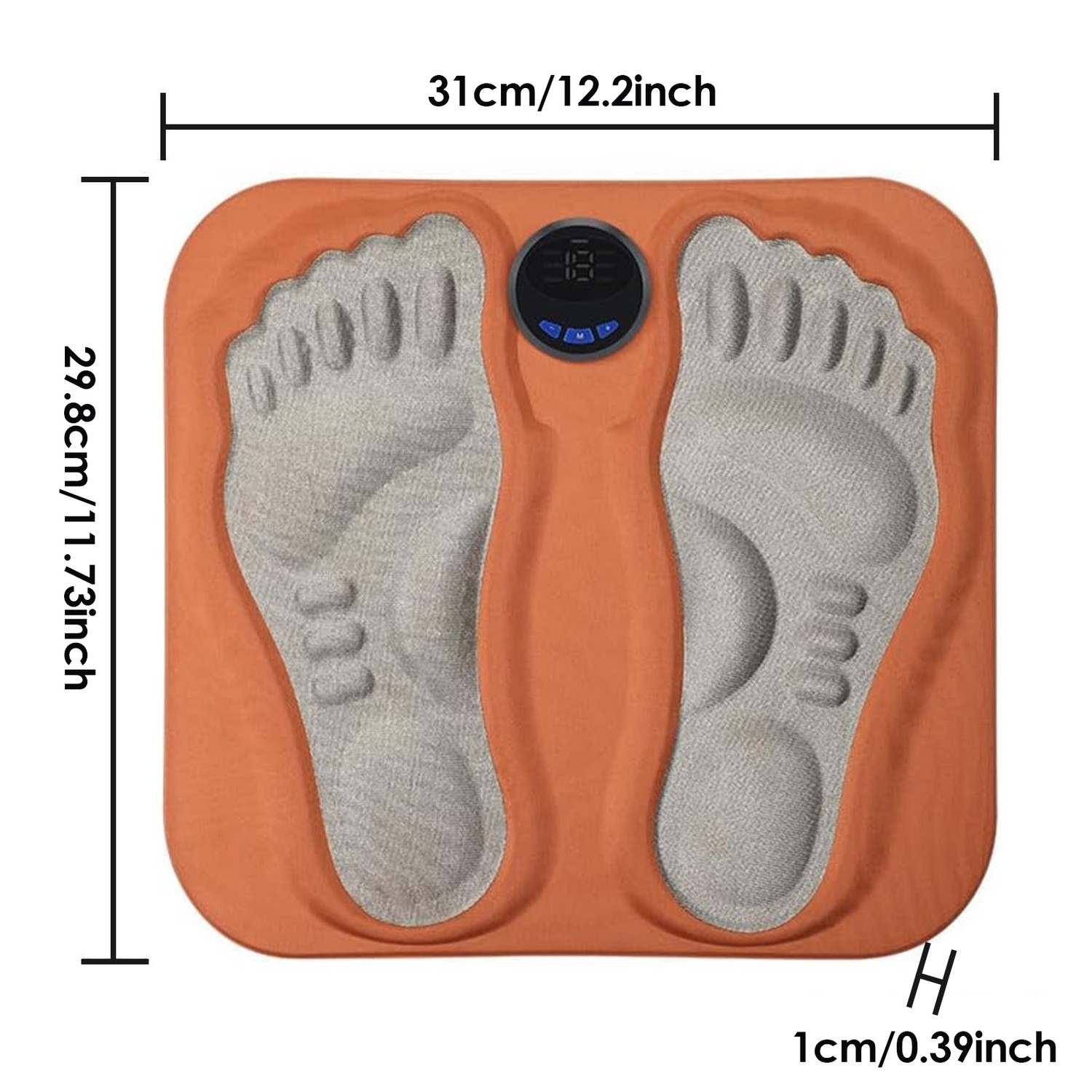 Pulse Foot Massager 3D Massage Foot Pad EMS Micro-Current Foot Massage Pad for Relieving Fatigue
