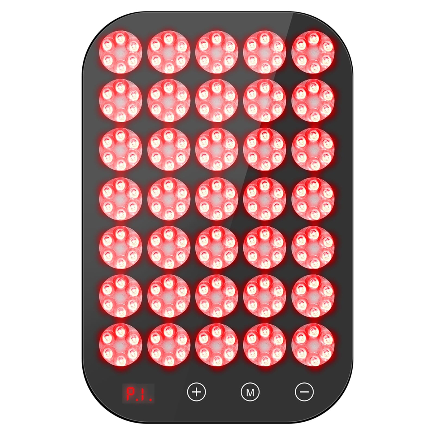 Panneau de thérapie à la lumière rouge pour le visage et le corps, lampe de beauté avec lunettes de protection, salon et utilisation à la maison,