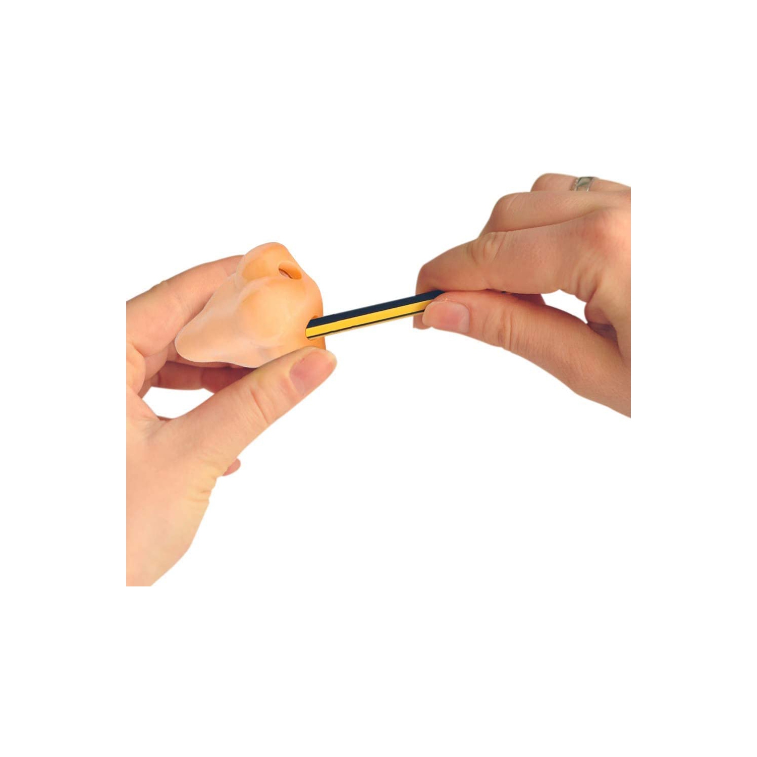 4-Pack Cute Nose Toys, Nose Tip Pencil Sharpeners, Cool School Supplies for Boys and Girls, Birthday Favors