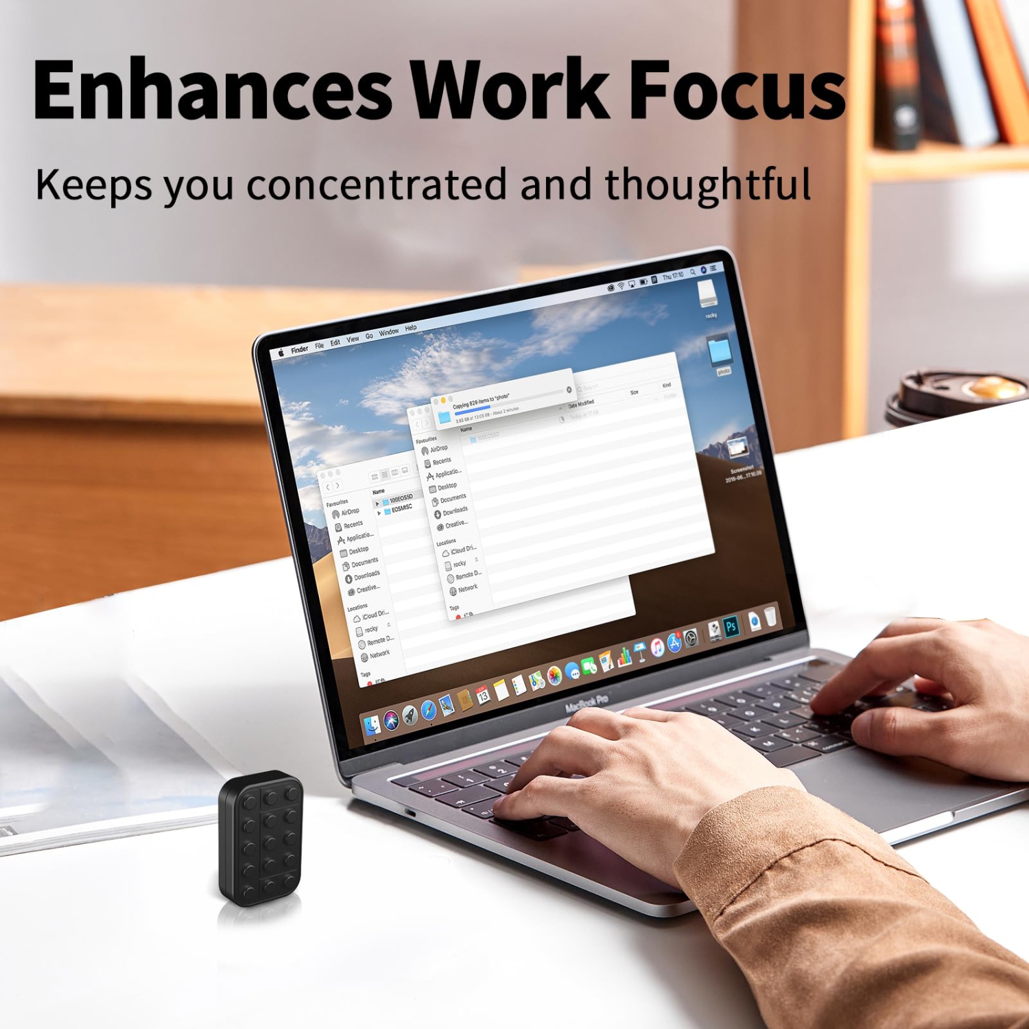 Adult Metal Fidget Toys, Portable Mini Fingertip Decompression Toys, Suitable for Home and Office