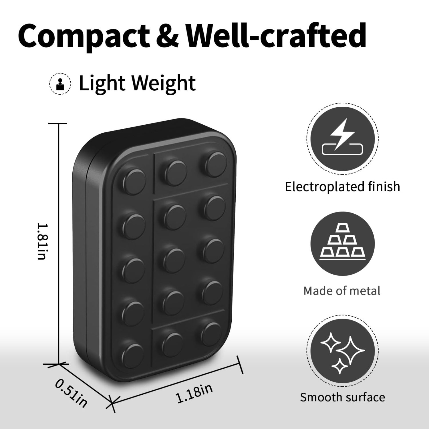 Adult Metal Fidget Toys, Portable Mini Fingertip Decompression Toys, Suitable for Home and Office