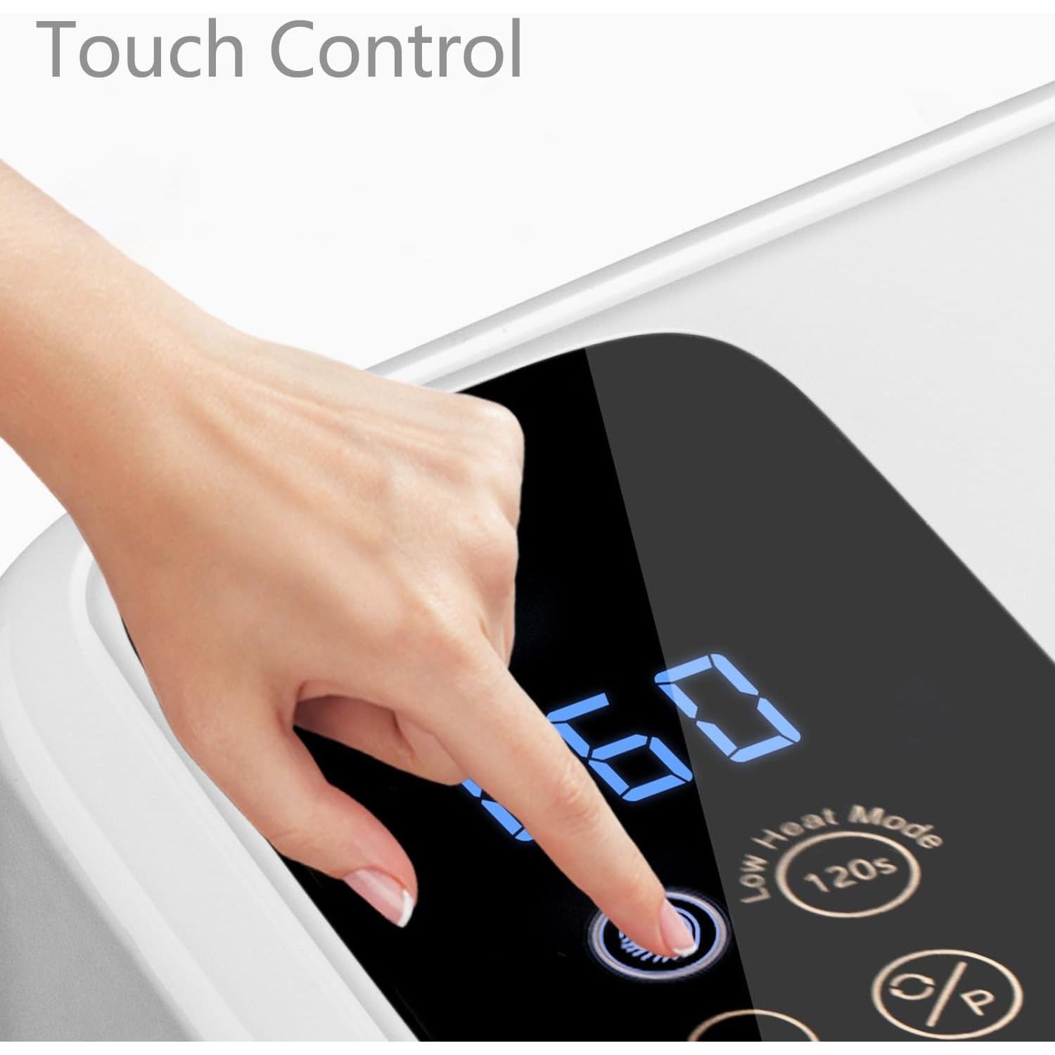 UV LED gel nail lamp wired large UV nail lamp, high-power quick-drying phototherapy lamp, large space nail art baking lamp for both hands