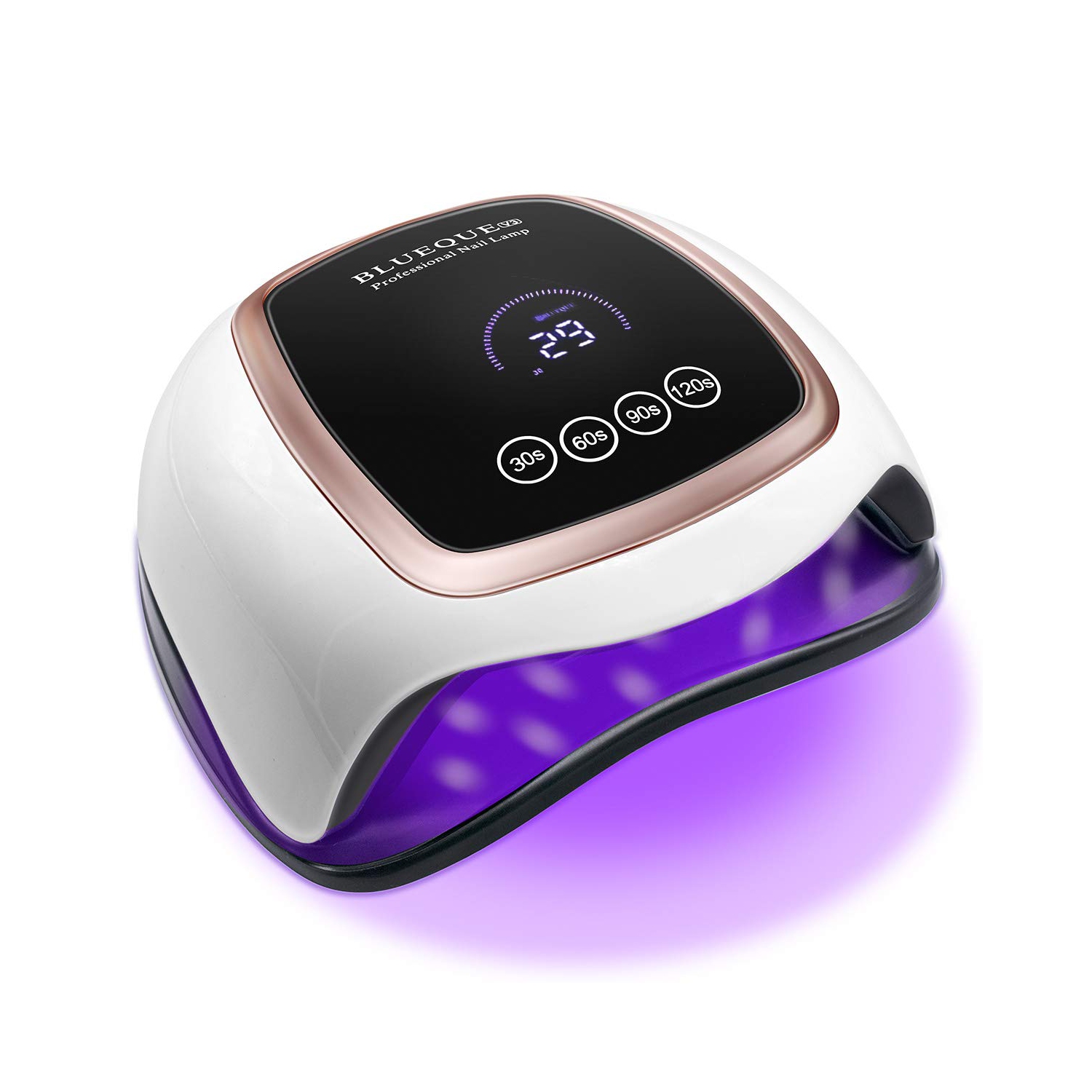 168&nbsp;W – Lampe à ongles UV LED, séchoir à ongles Wekin, 4 minuteries, lampe à ongles professionnelle en gel UV, lampe à ongles en gel, machine à