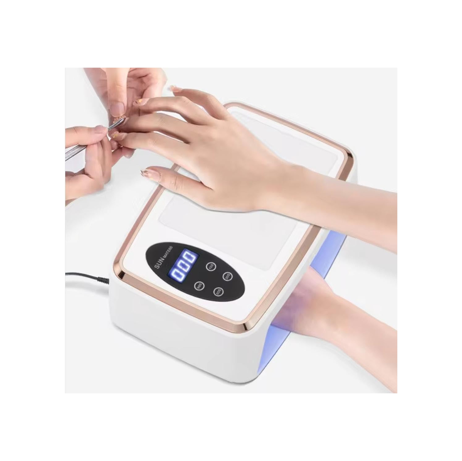 Nail lamp hand pillow light therapy lamp double-hand nail art baking lamp uv curing lamp high power 380W