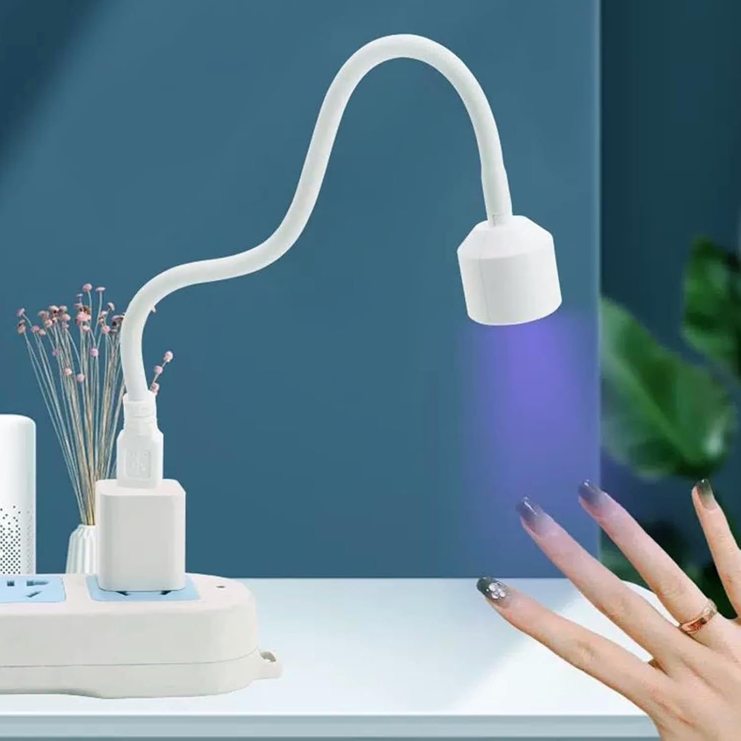 Mini USB nail lamp 6W single finger nail light therapy lamp nail lamp led small portable nail baking lamp