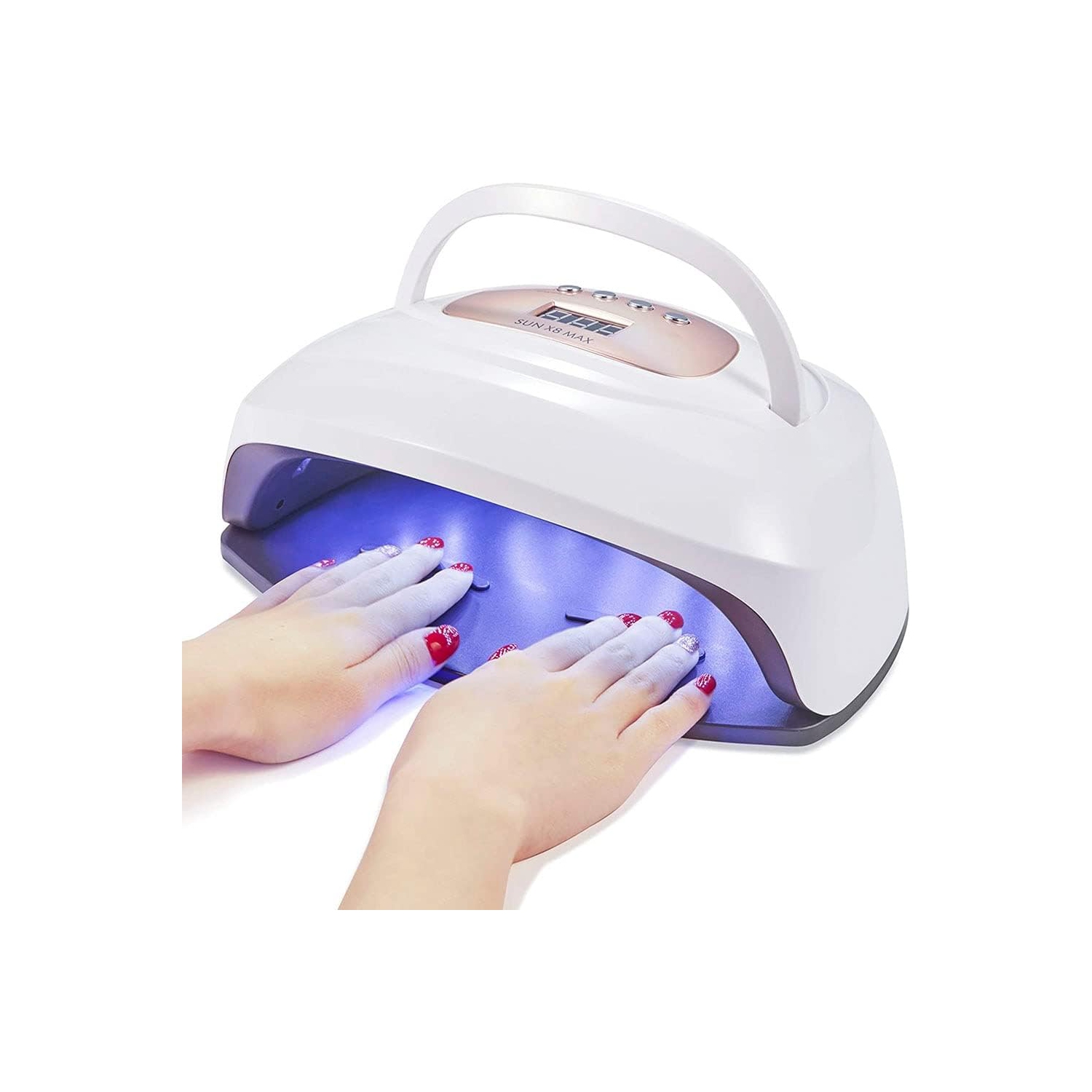 Vernis à ongles Nail Art Phototherapy Machine 120w Lampe à ongles UV LED portative pour vernis à ongles Gel de Curing Manucure professionnelle