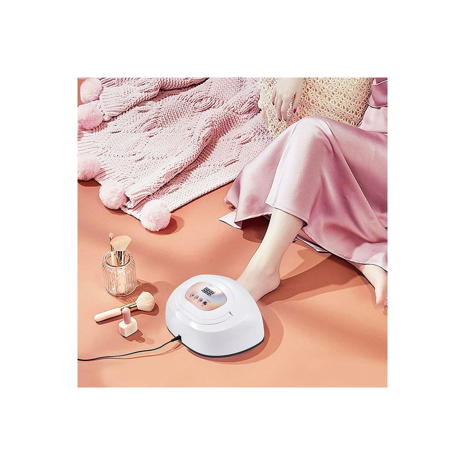 Vernis à ongles Nail Art Phototherapy Machine 120w Lampe à ongles UV LED portative pour vernis à ongles Gel de Curing Manucure professionnelle