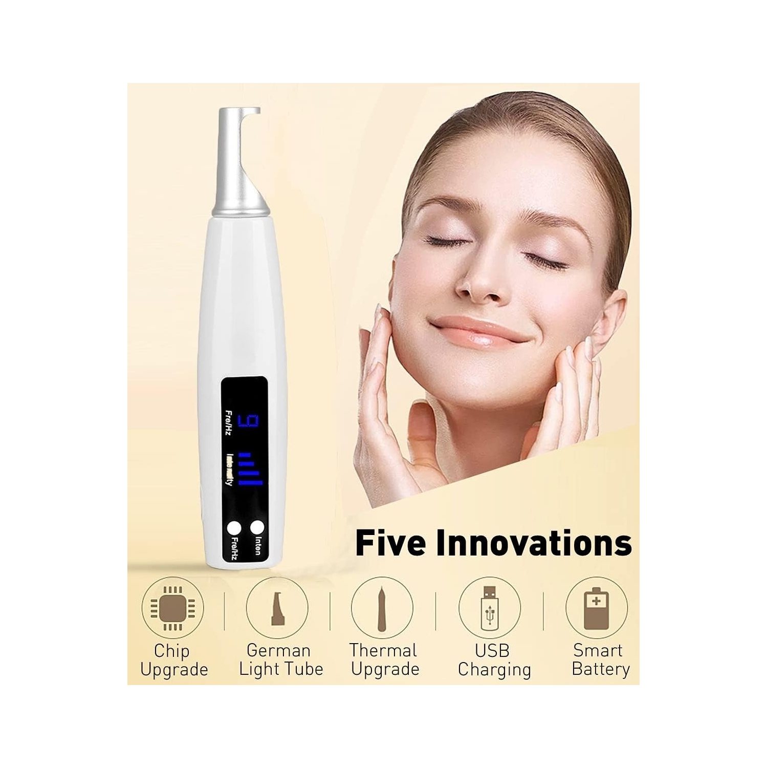 Blue Laser Picosecond Pen Portable Spot/Tattoo/Melanin Removal Pen Blue Light Remover Pen