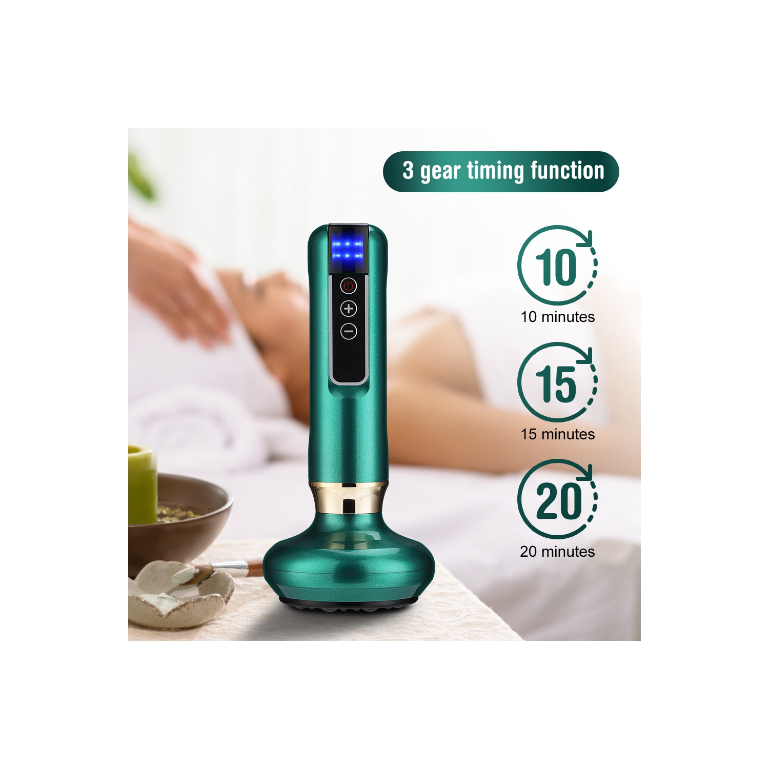 Electric Cupping Device Heating Physiotherapy Scraping Device Home Massager Dredging Meridians Gua Sha Device