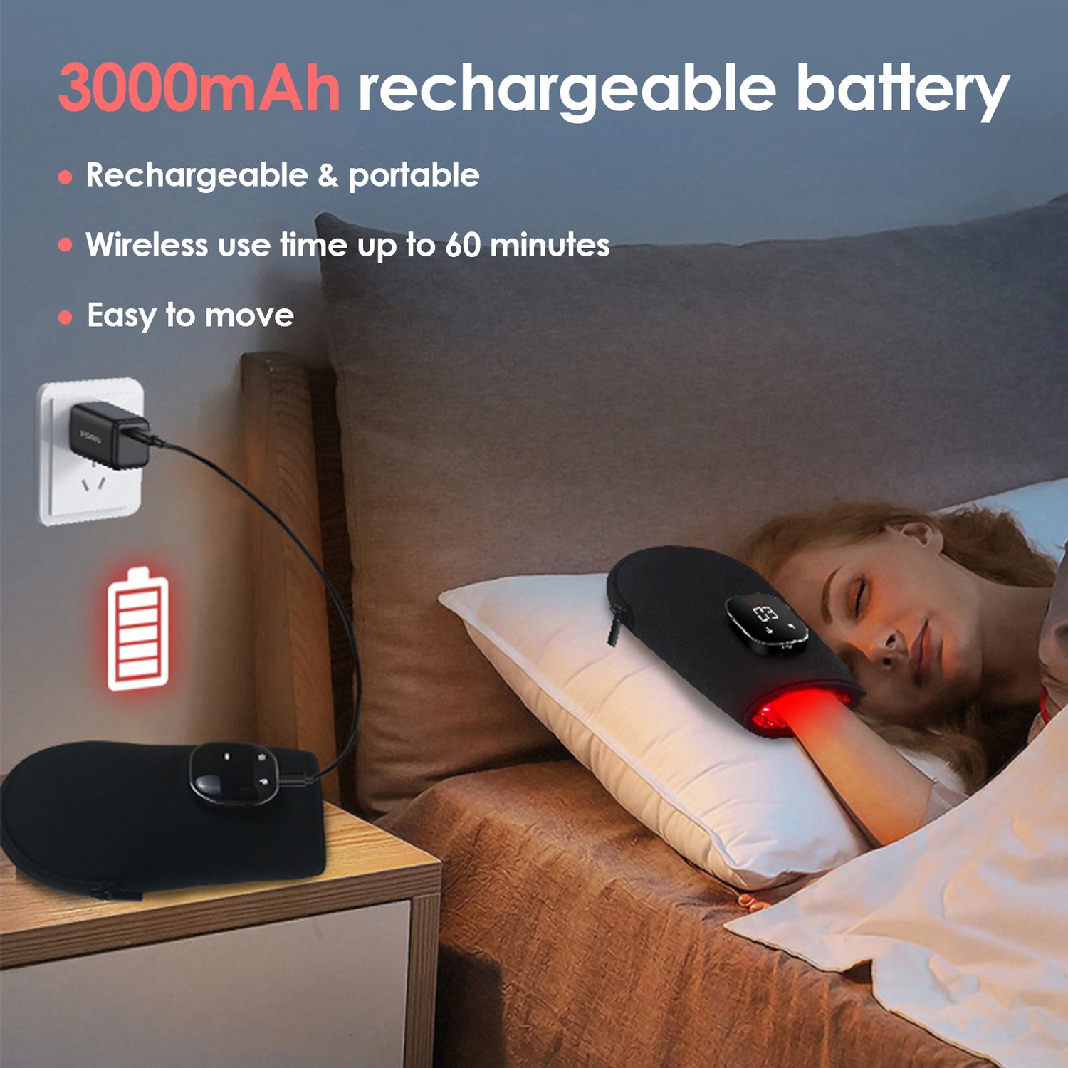 Gants de thérapie à lumière rouge Gaine de tendon Finger Gaine infrarouge Lampe de thérapie à lumière rouge Instrument de thérapie à lumière rouge