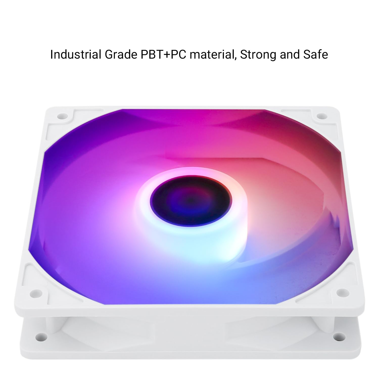 3 ventilateurs de boîtier ARGB PWM 120&nbsp;mm TL-C12CW-S X3 de Thermalright avec roulement S-FDB - Blanc