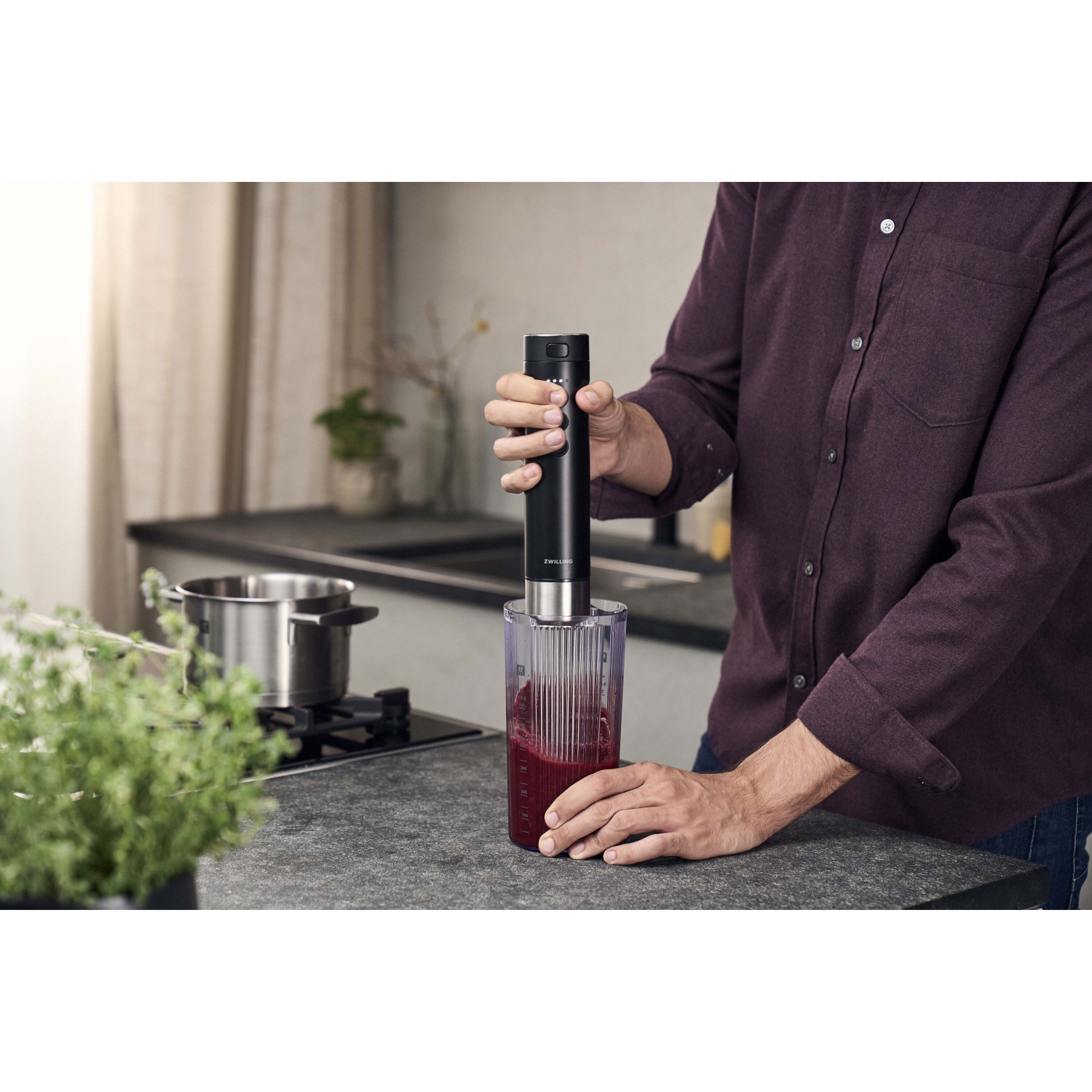 ZWILLING XTEND Cordless Hand Blender, Single Item Without Battery