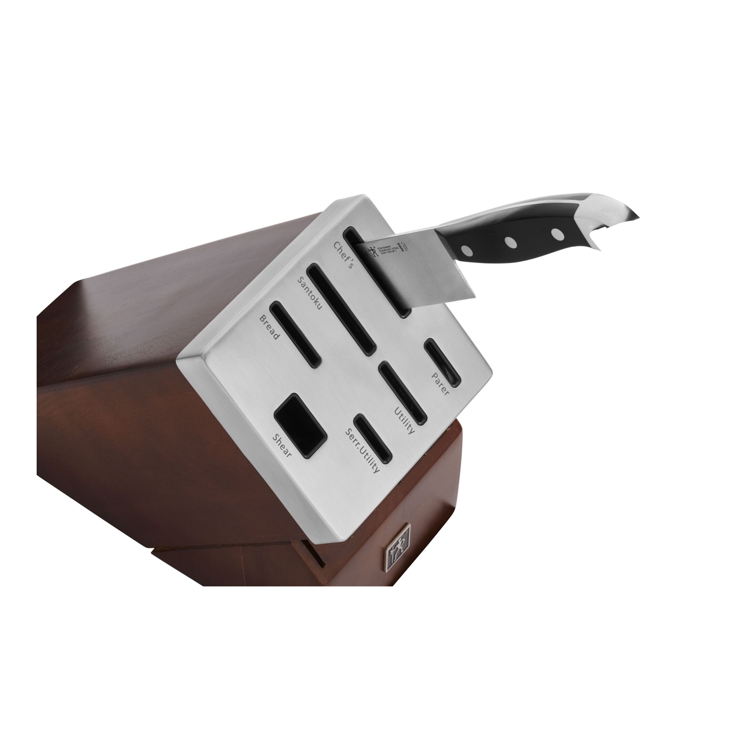 HENCKELS Statement 7 Piece Self Sharpening Block Set, Brown