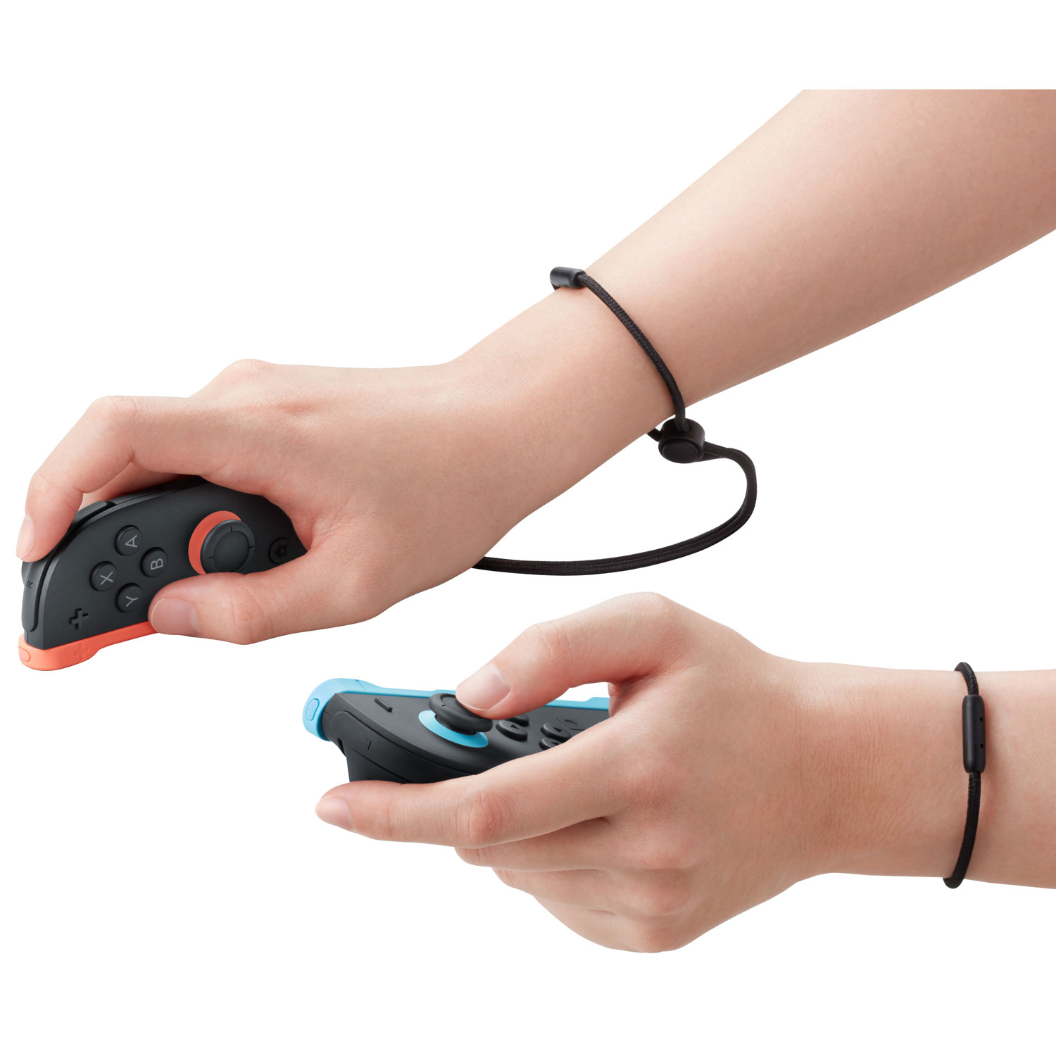 Manettes gauche et droite Joy-Con 2 pour Nintendo Switch 2 - Rouge clair/Bleu clair