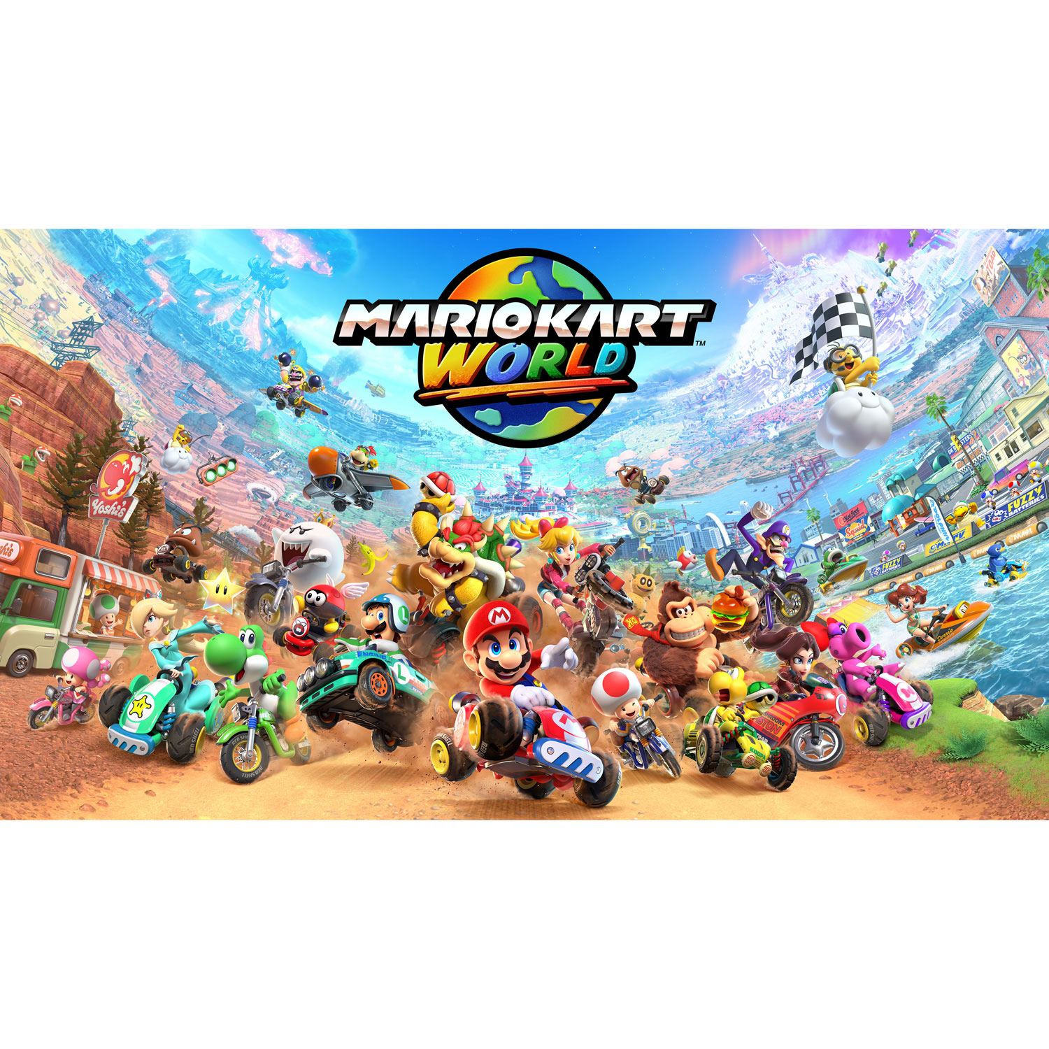 Ensemble Nintendo Switch 2 avec Mario Kart World