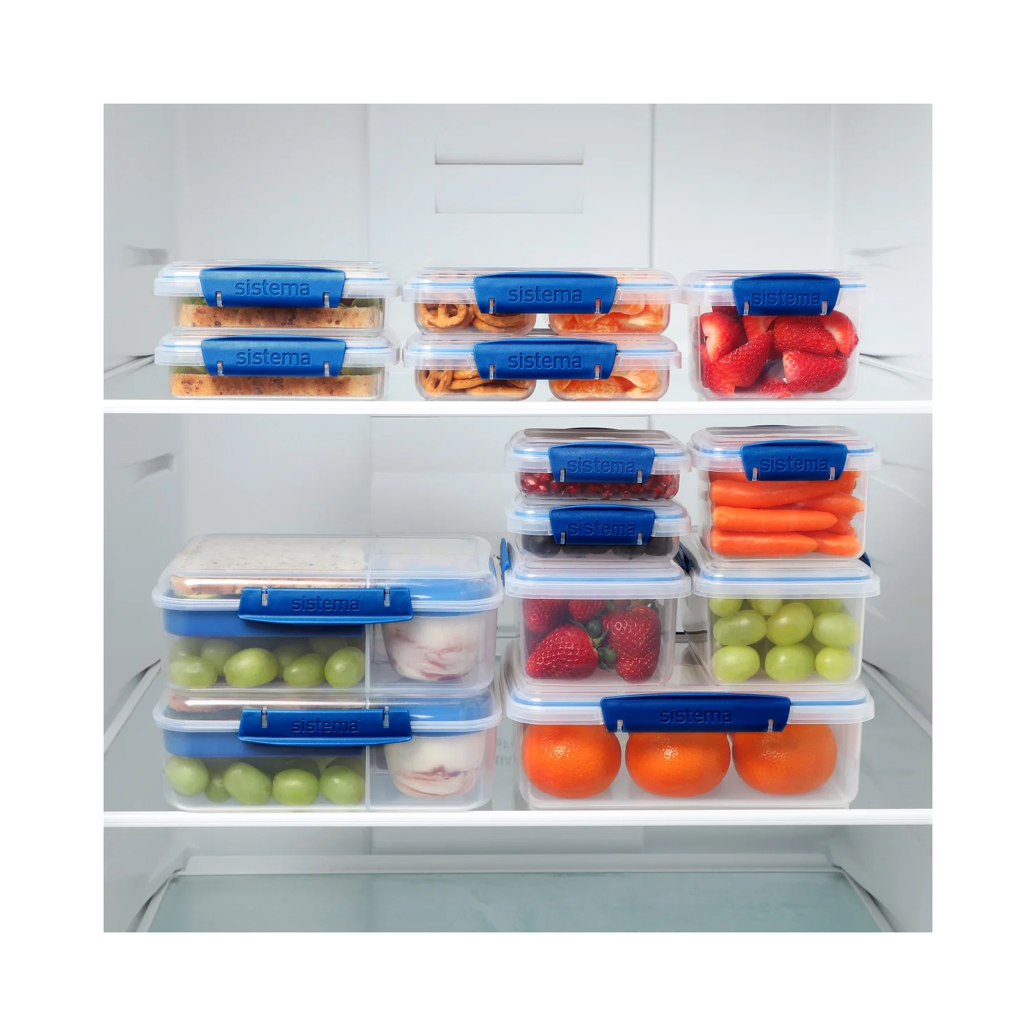 Sistema Food Storage Container Set, 32-pieces