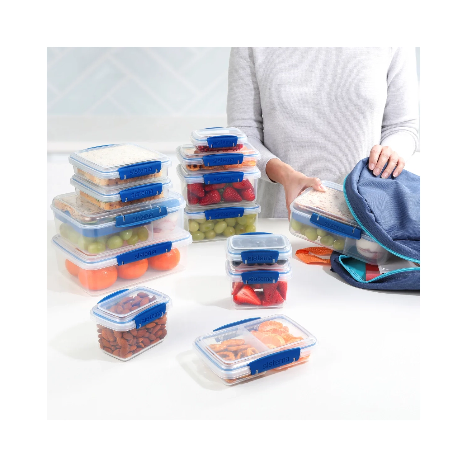 Sistema Food Storage Container Set, 32-pieces