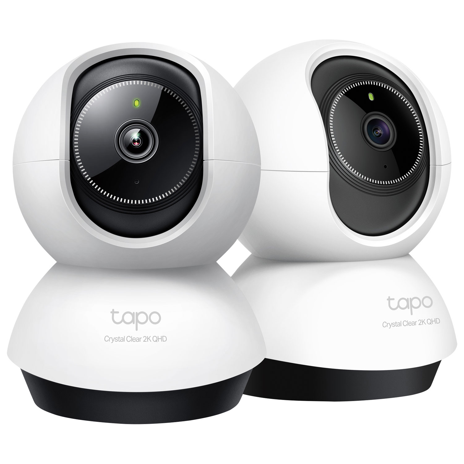 Caméra de surveillance d'intérieur semi-sans fil QHD 2K Tapo C220P2 AI de TP-Link - Paquet de 2 - Blanc - Exclusivité Best Buy